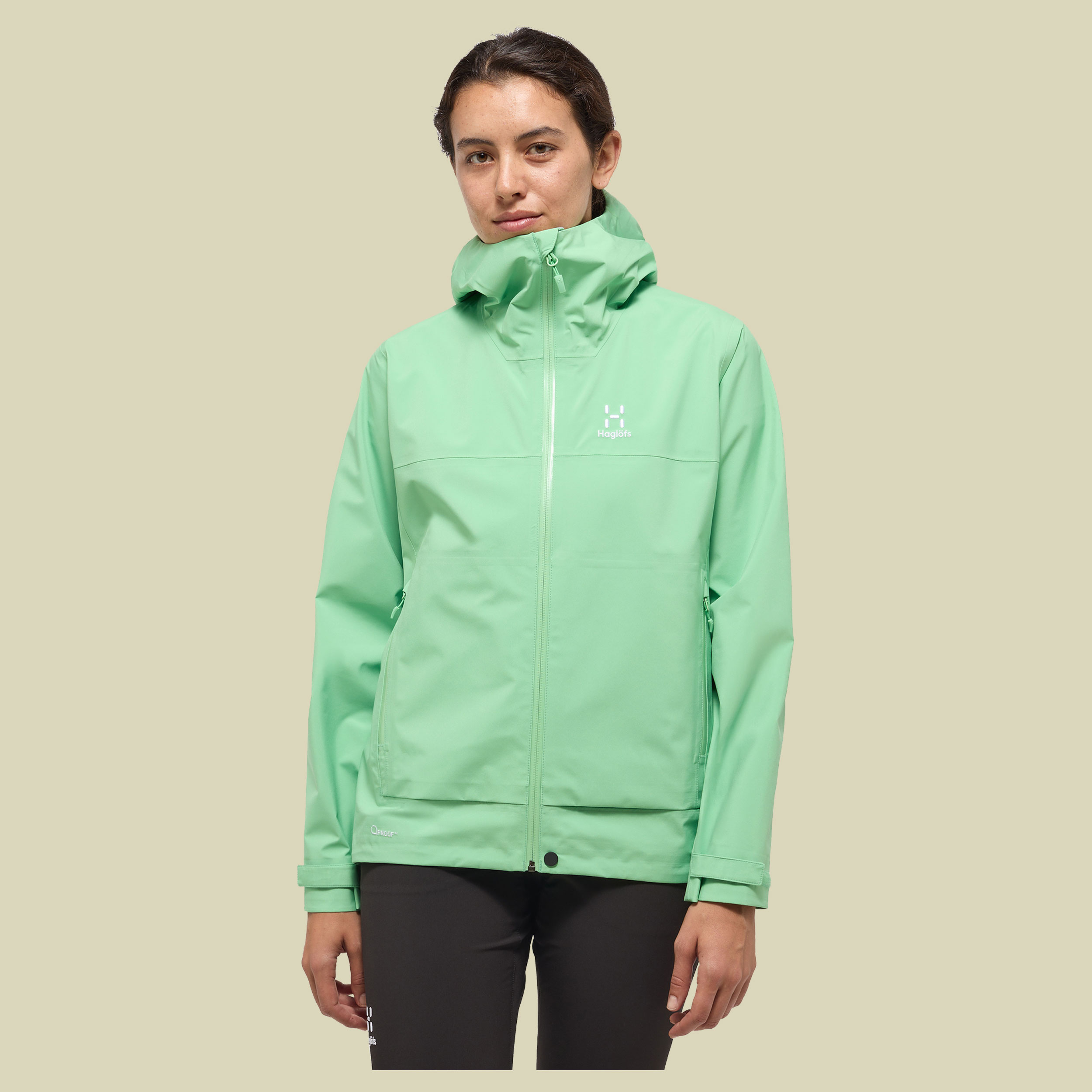 Front Proof Jacket Women grün XL - mint stone