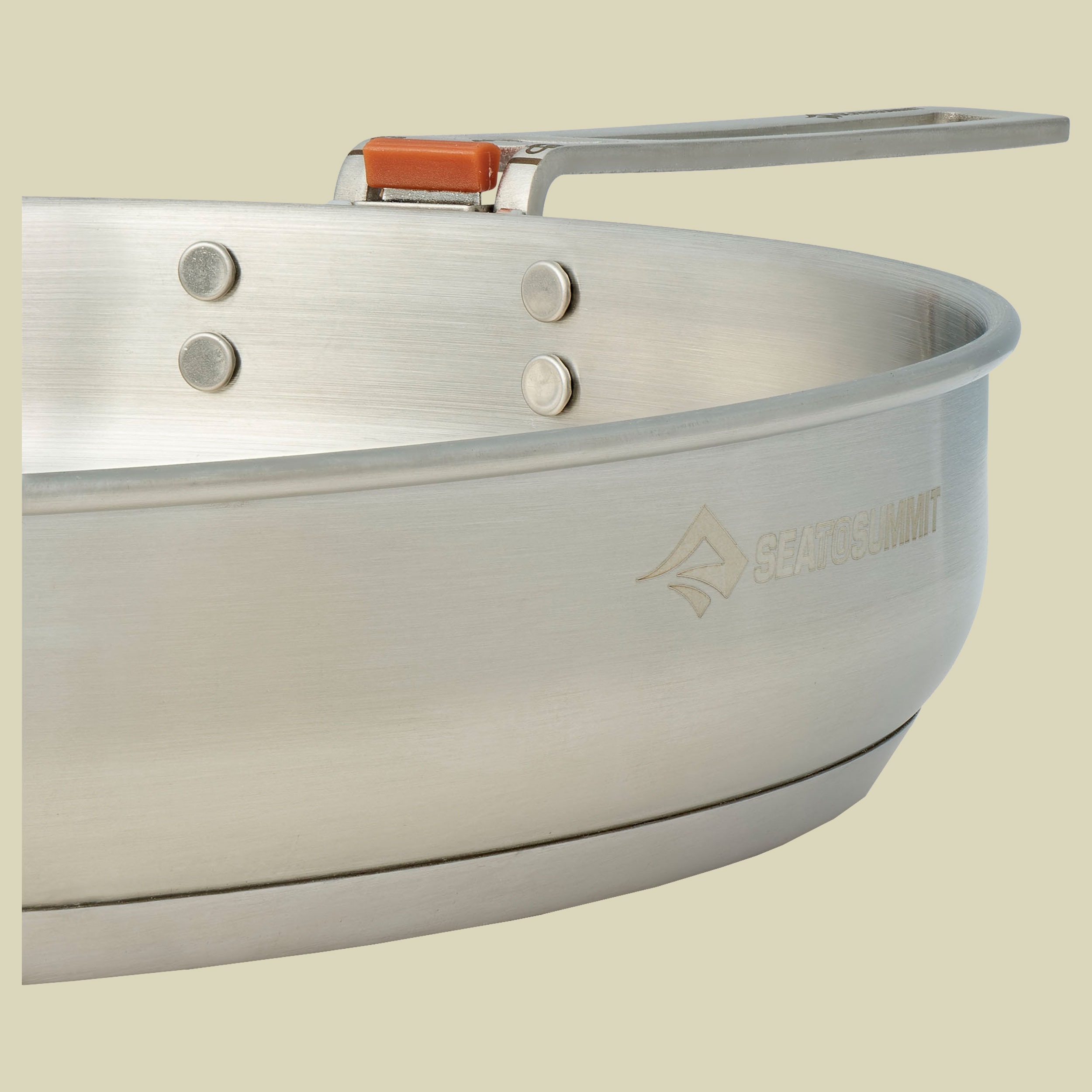 Detour Stainless Steel Pan 10 inch grau - stainless steel grey