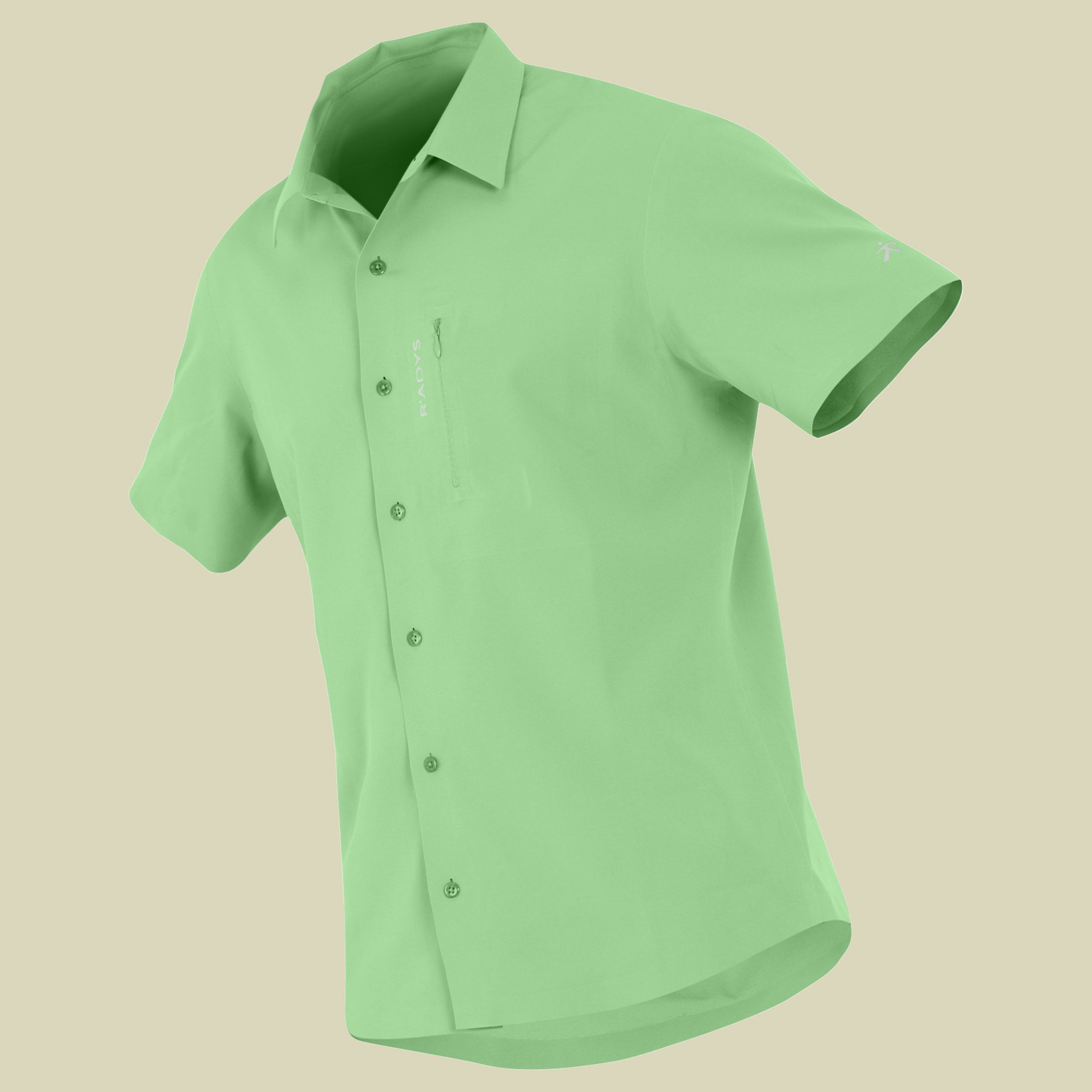 R 14 Funktions-Kurzarm-Hemd Größe XL Farbe green