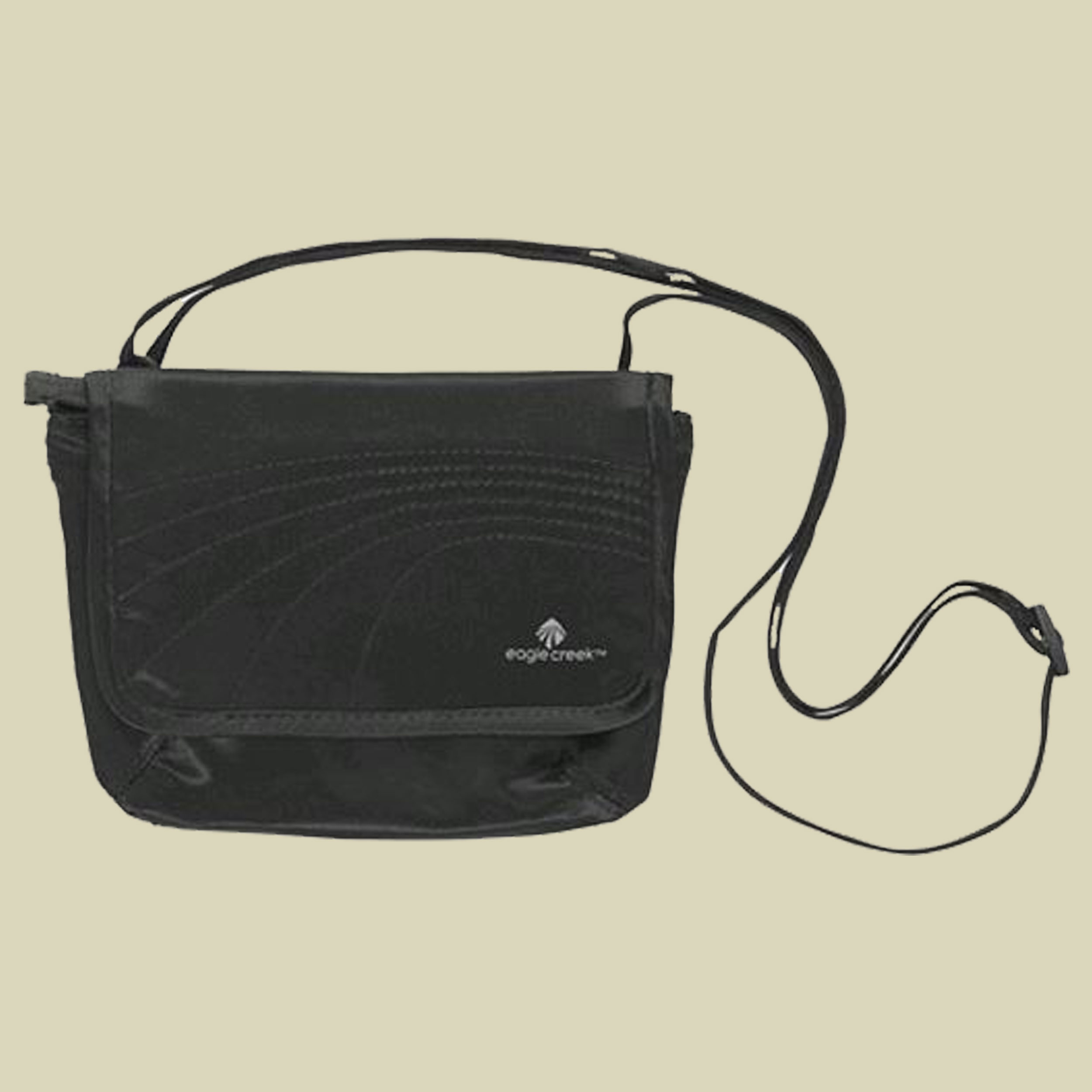 RFID Blocker Silk Crossbody Farbe black