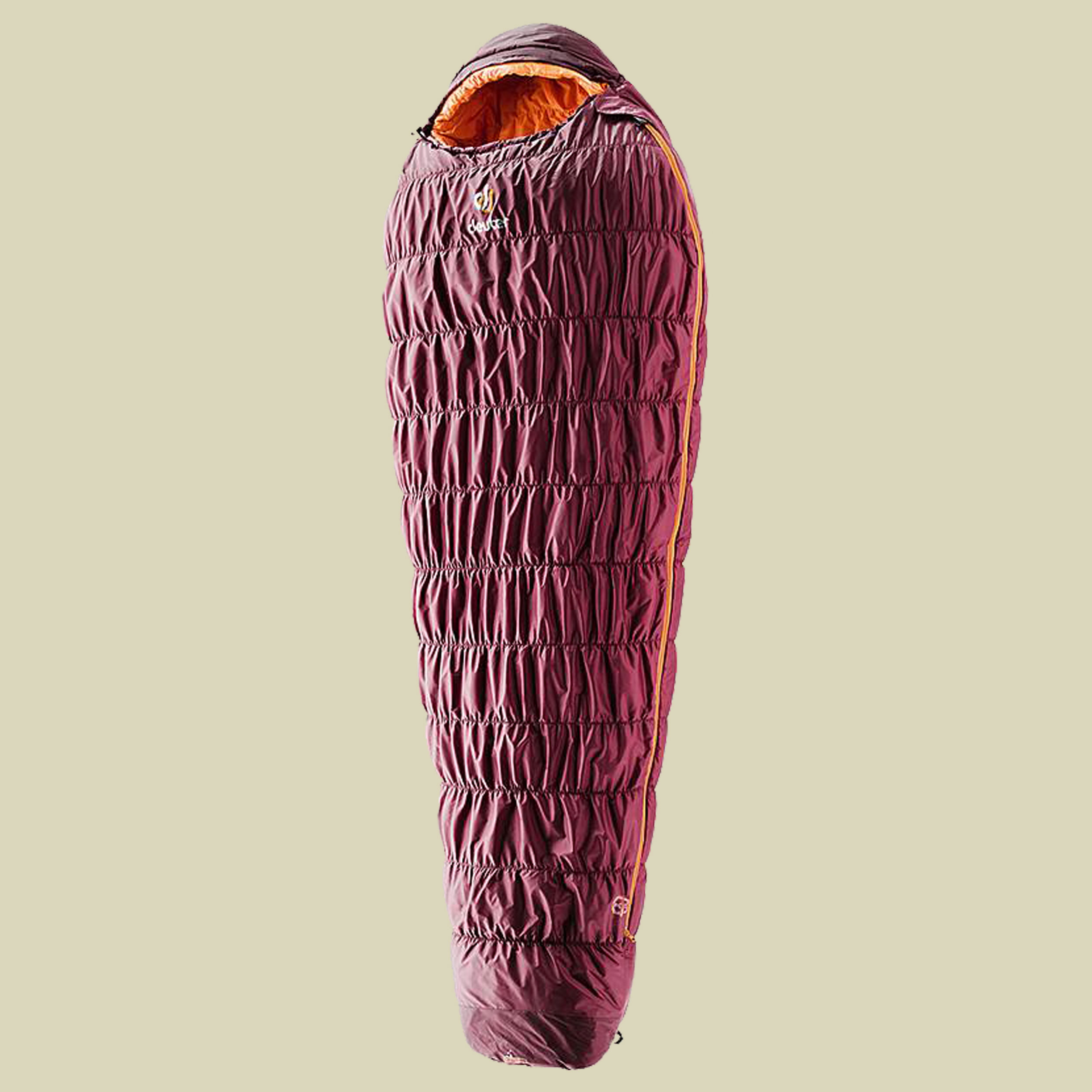 Exosphere -6 Grad REG bis Körpergröße 185 cm Farbe cranberry-fire, Reißverschluss rechts
