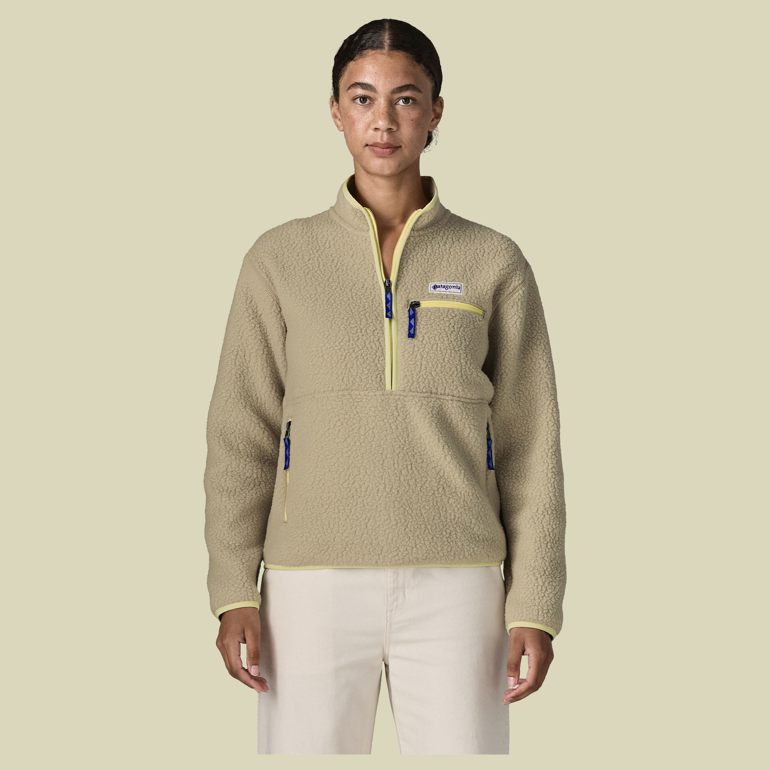 Retro Pile Marsupial Women XL beige - weathered stone