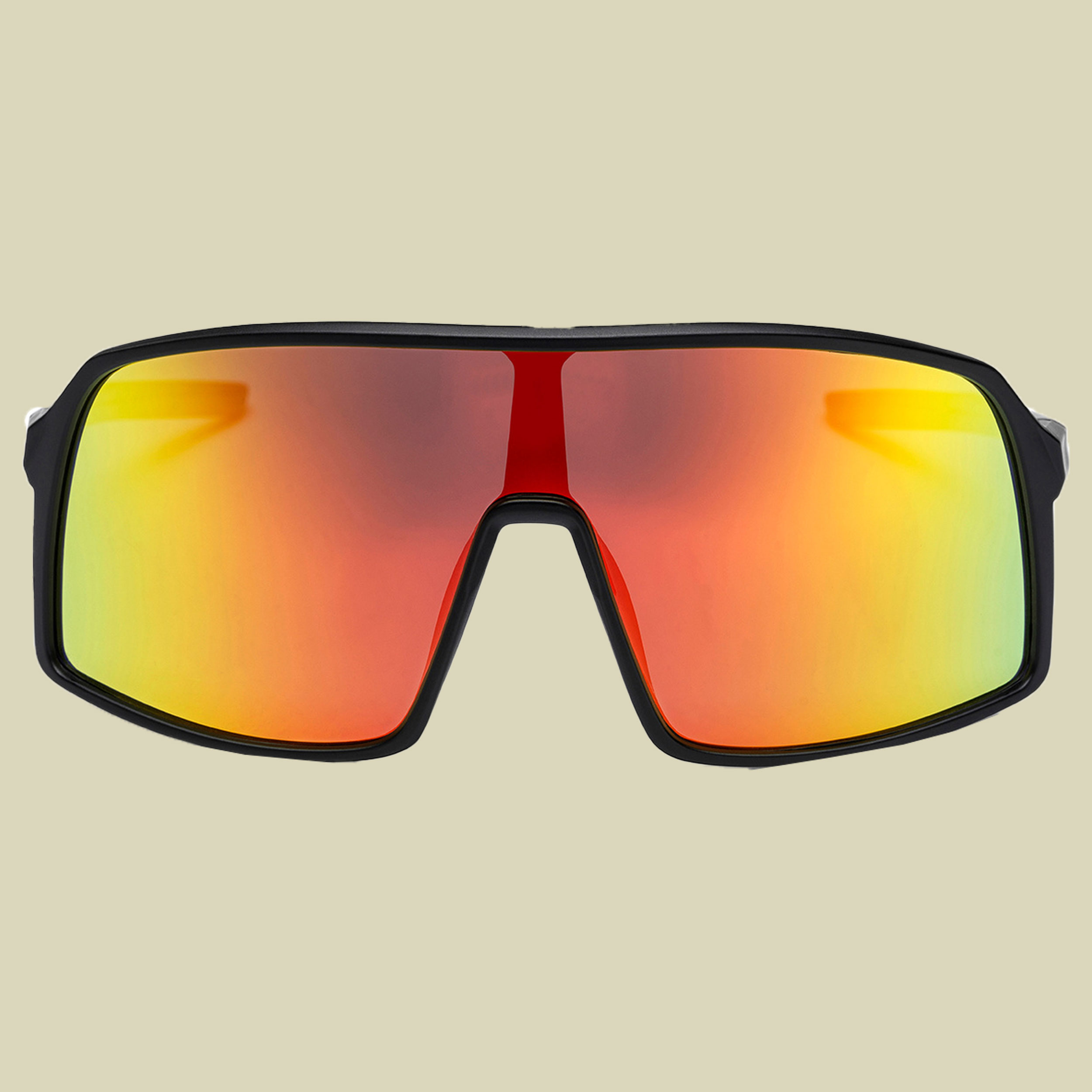 Erica matte black/red mirror
