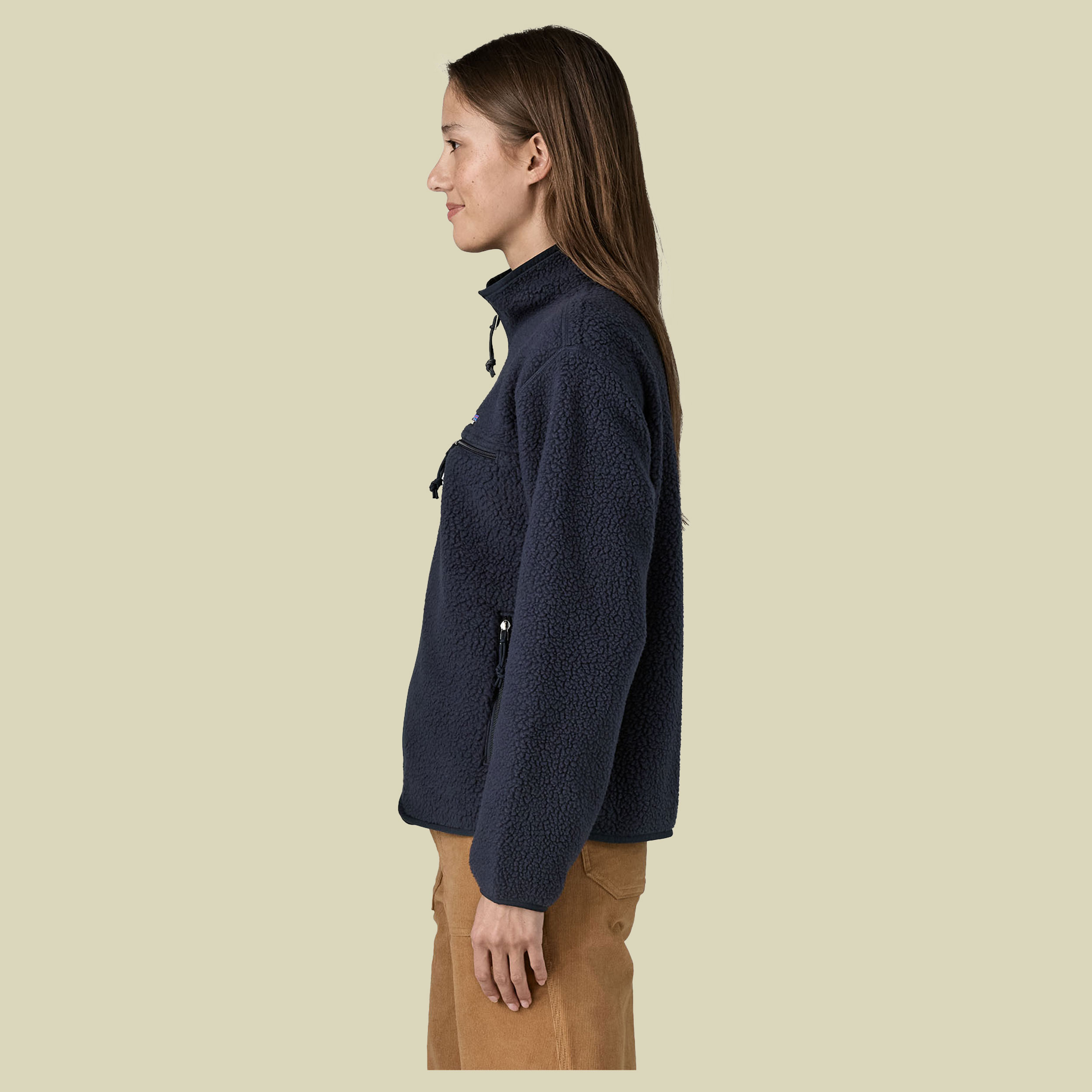 Retro Pile Jacket Women XS blau - sunken blue