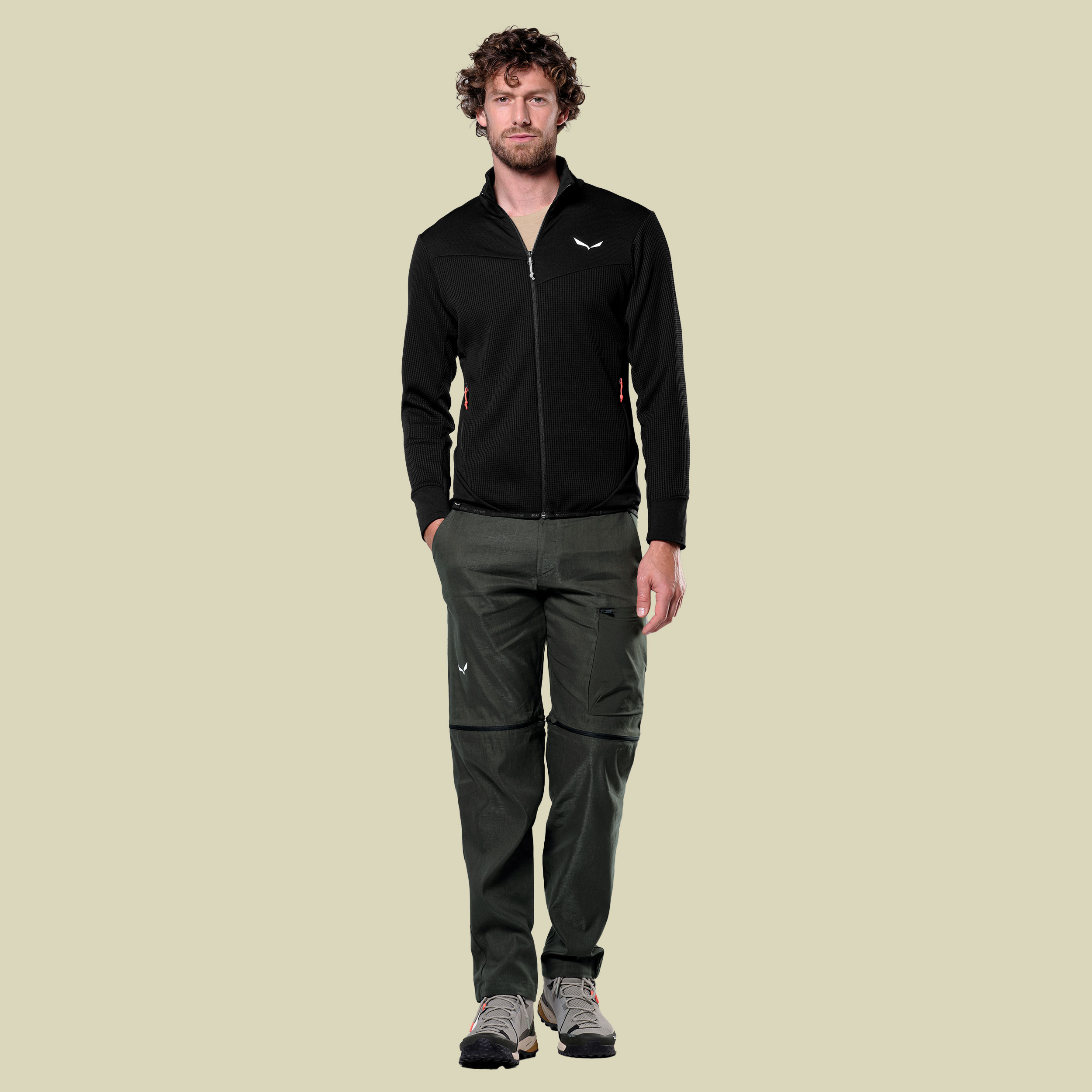 PUEZ Waffle Hyb PL Jacket Men schwarz S - black out