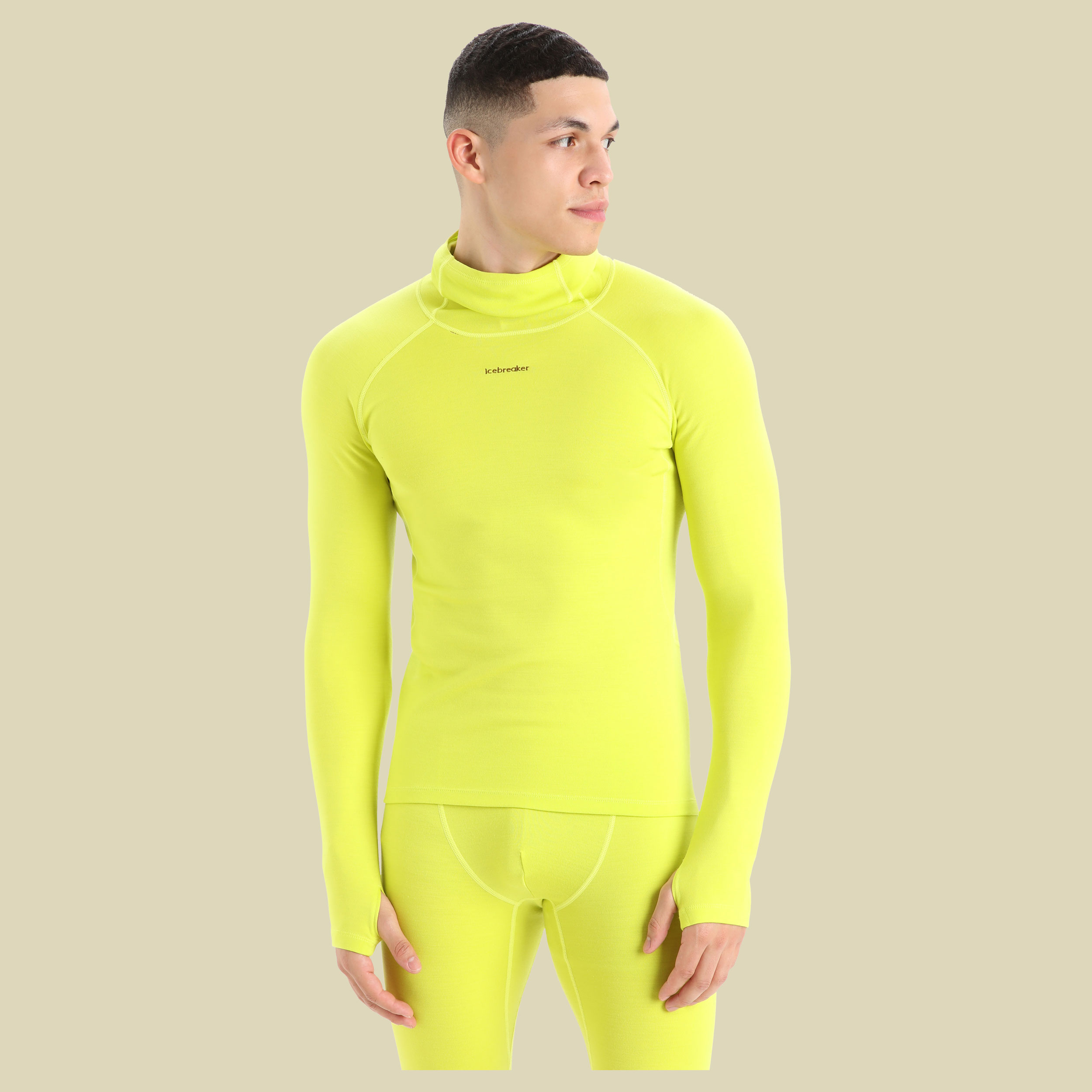 Merino LS Roll Neck Men Größe S Farbe shine