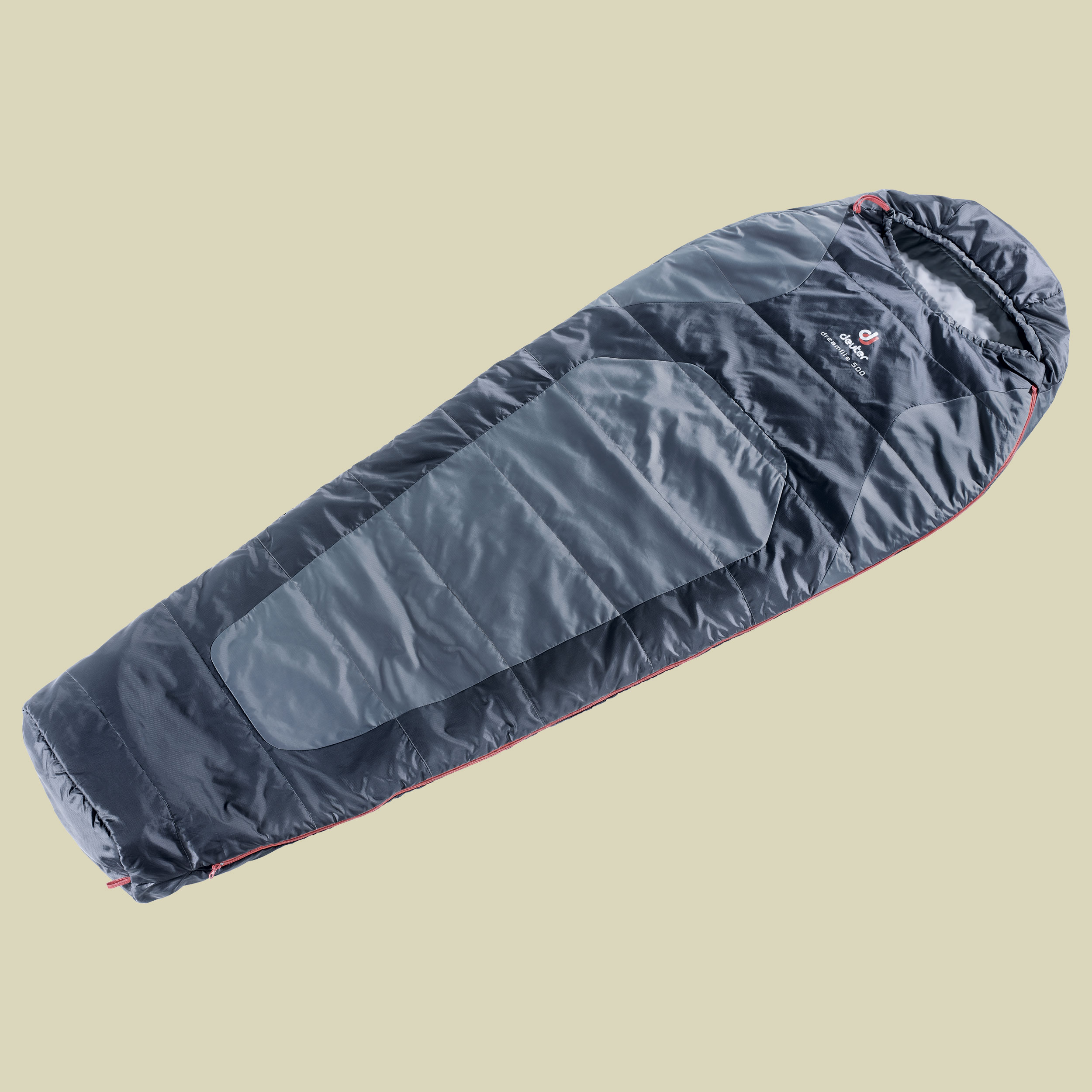 Dream Lite 500 bis Körpergröße 185 cm, RV links Farbe titan-black