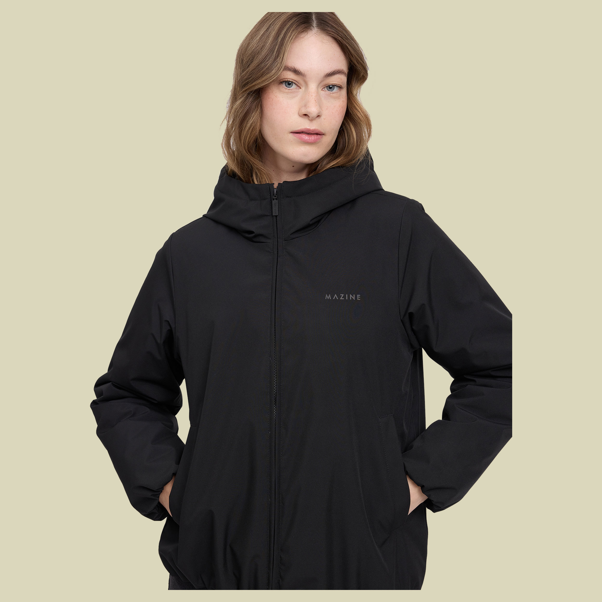 Basic Padded Jacket Women XS schwarz1 - black