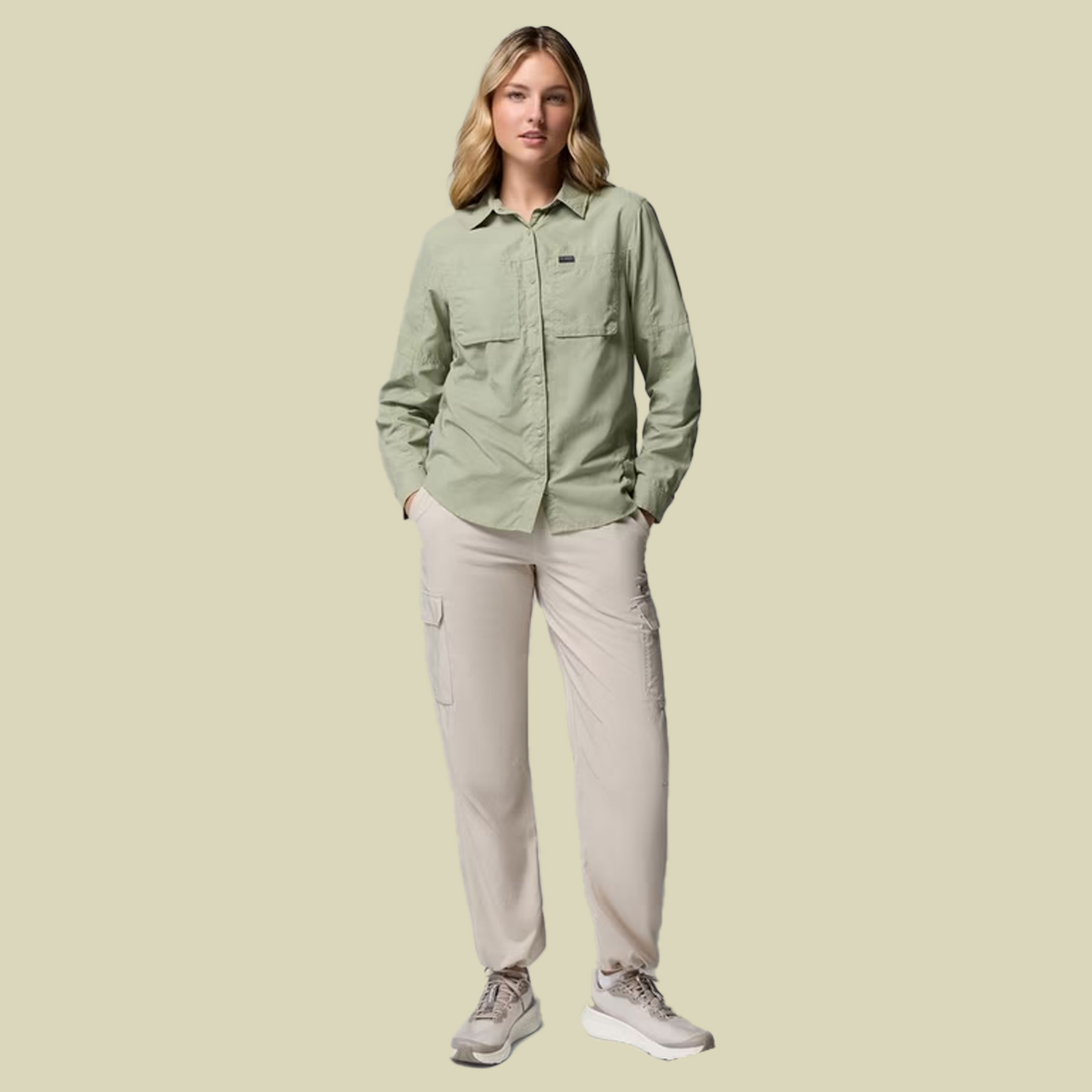Skien Valley Cargo Pant Women XL beige - dark stone