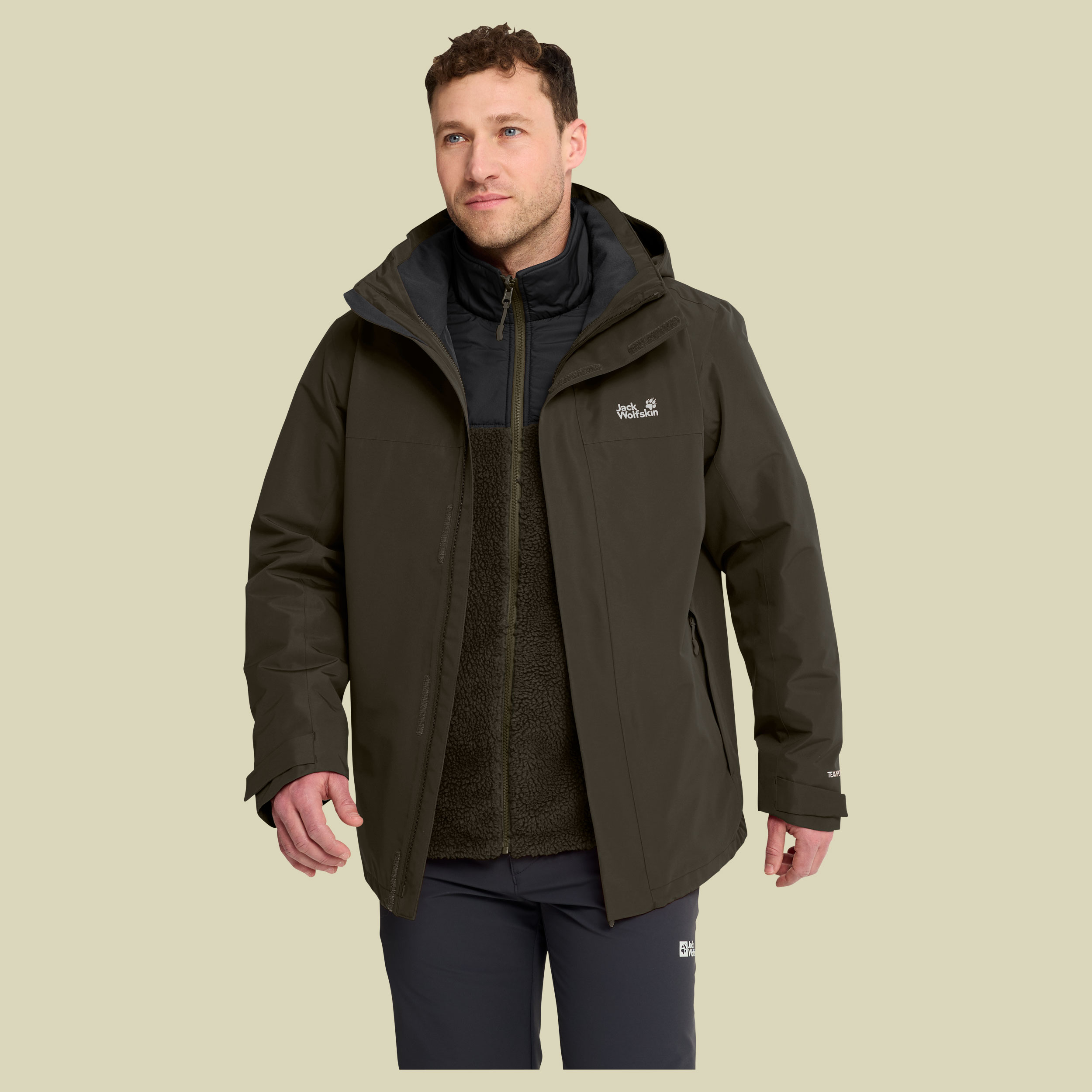 Stonelite 3in1 Jacket Men XXXL grün - obsidian moss
