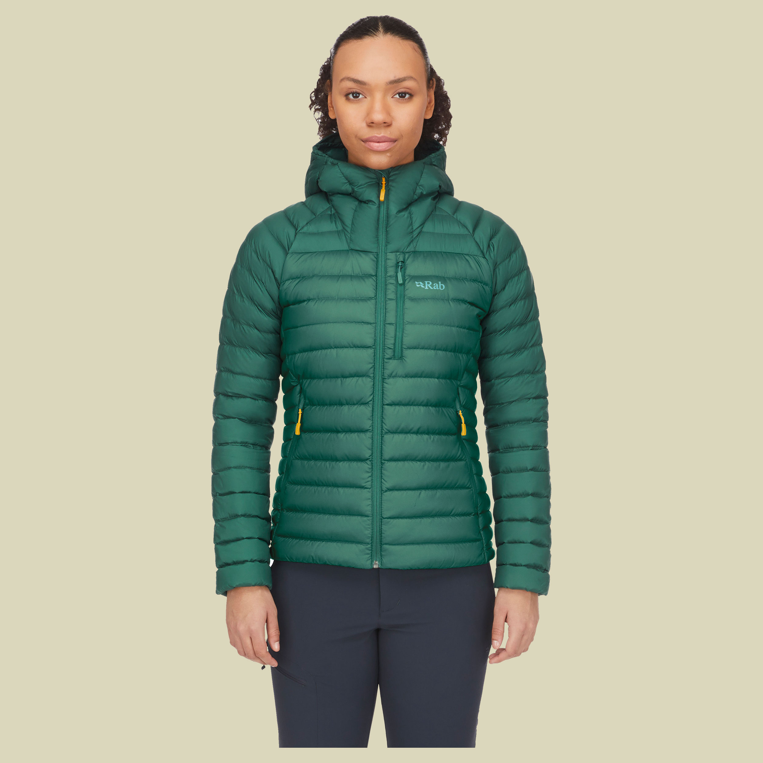Microlight Alpine Jacket Women Größe 38 (10) Farbe green slate