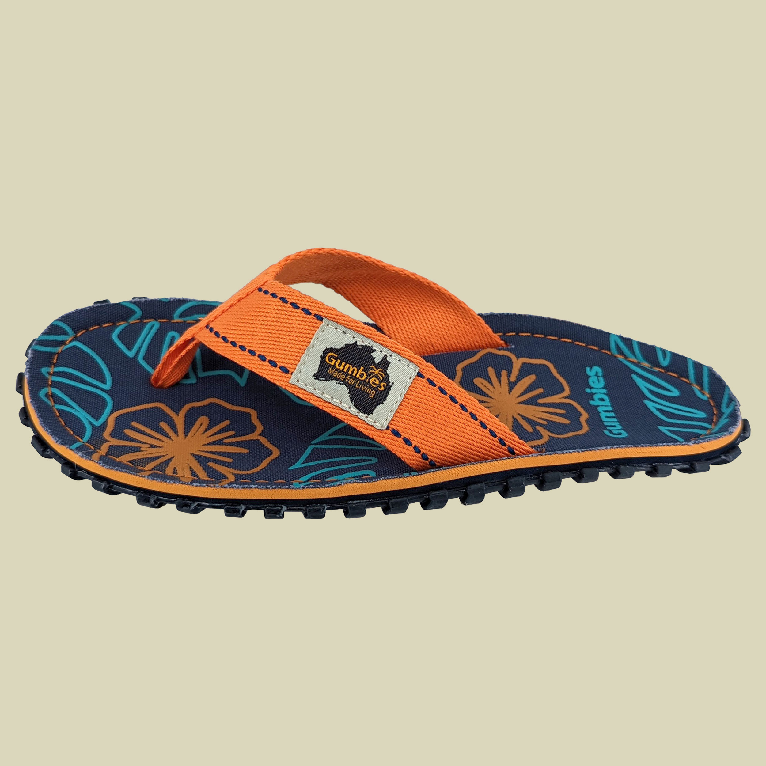 Original Islander orange-türkis UK 7 - Farbe orange hibiscus