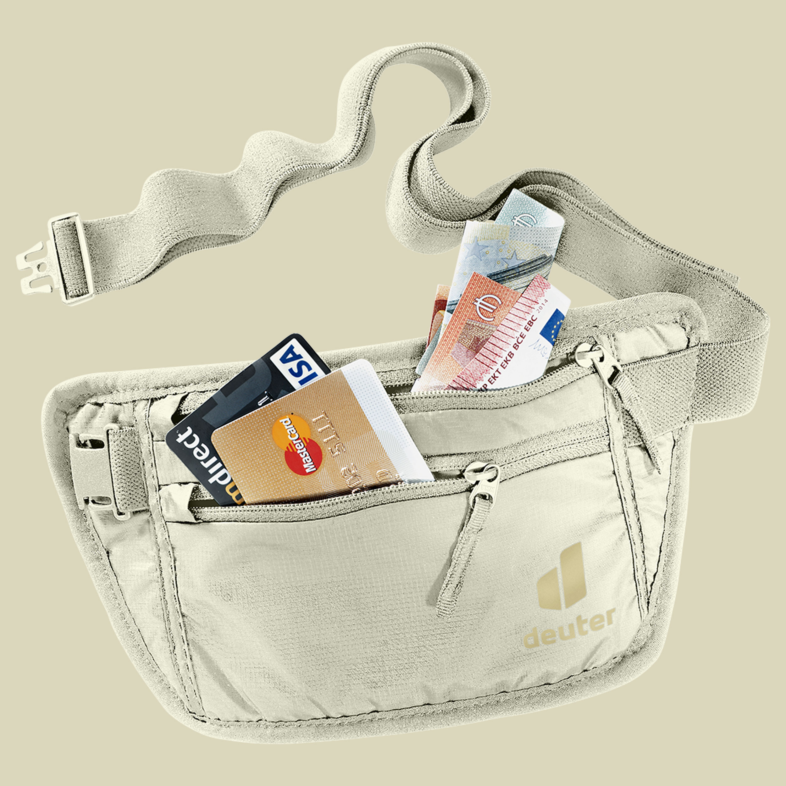 Security Money Belt I beige one size - bone