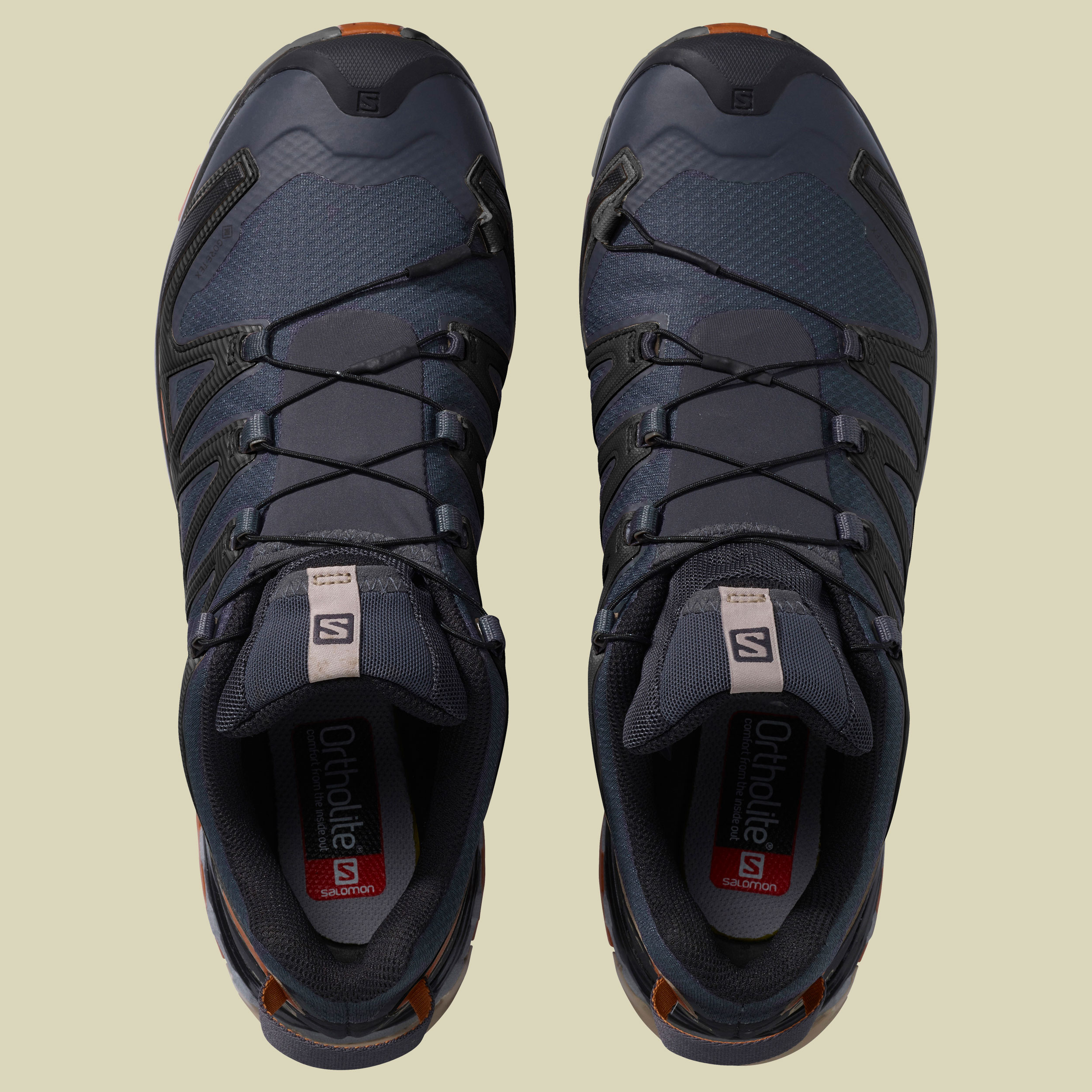 XA PRO 3D V8 GTX Men Wide Men Größe UK 11 Farbe ebony/caramel cafe/black