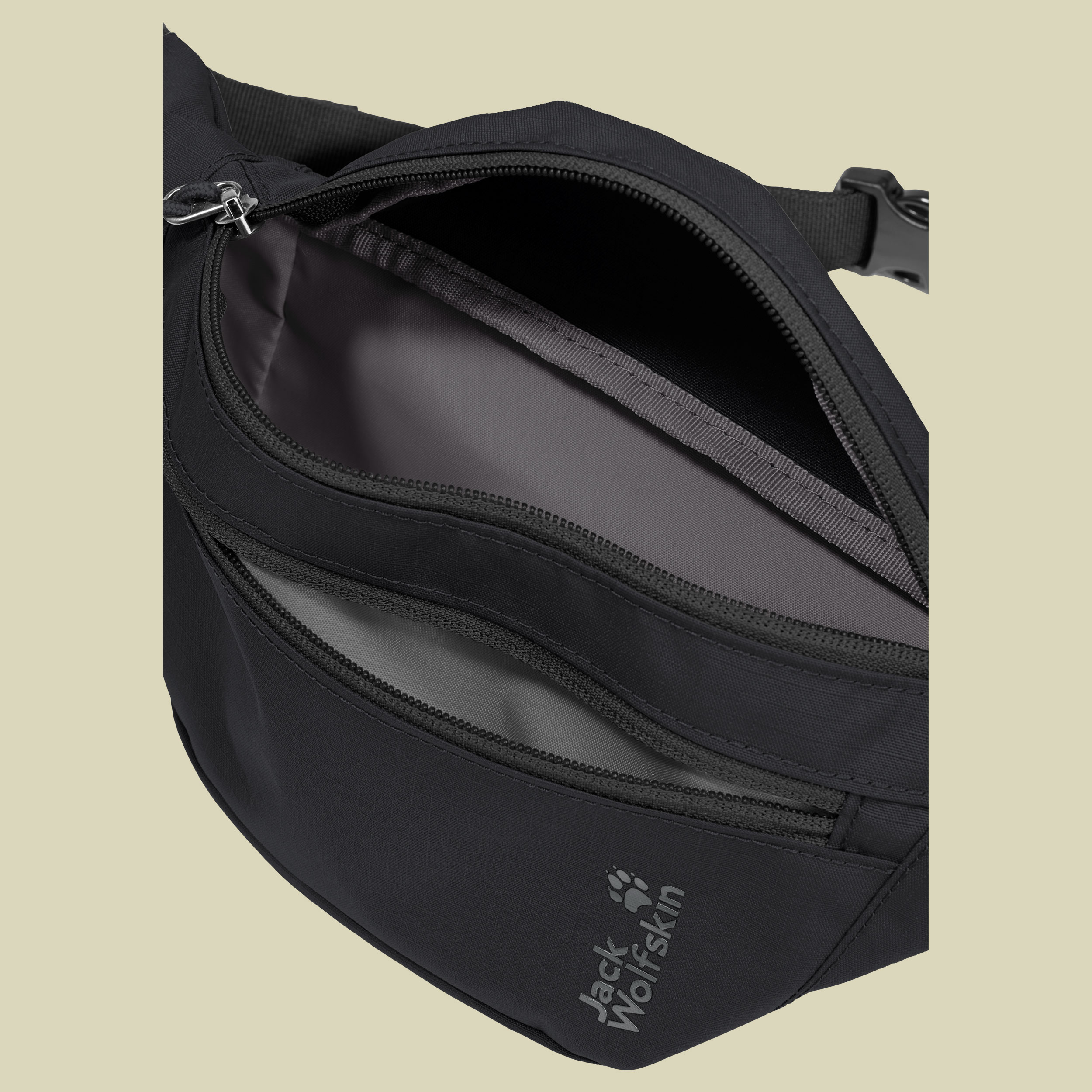 Konya Hipbag 2L schwarz - black