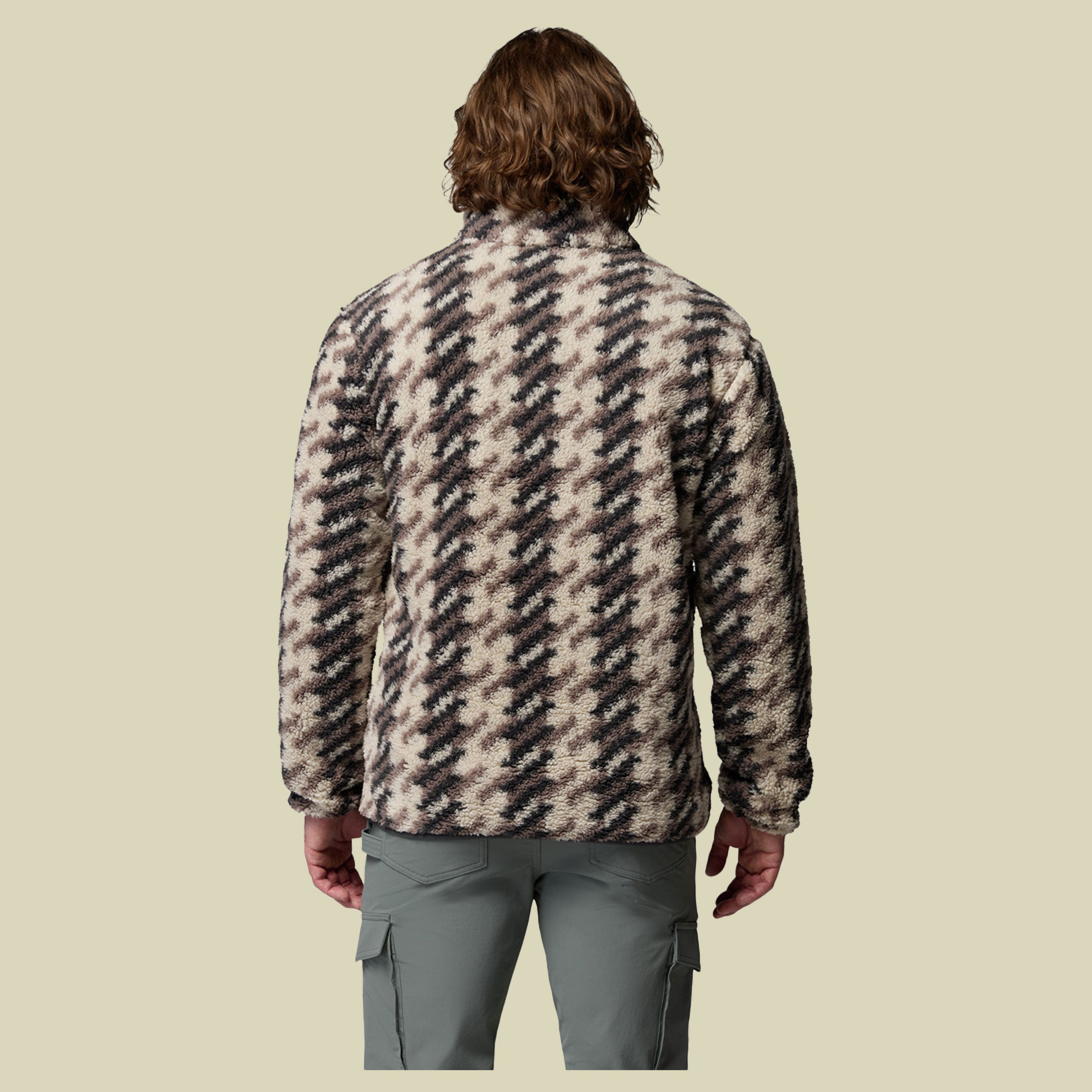 Rugged Ridge High Pile Half Zip Men XL braun1 - dark stone twills
