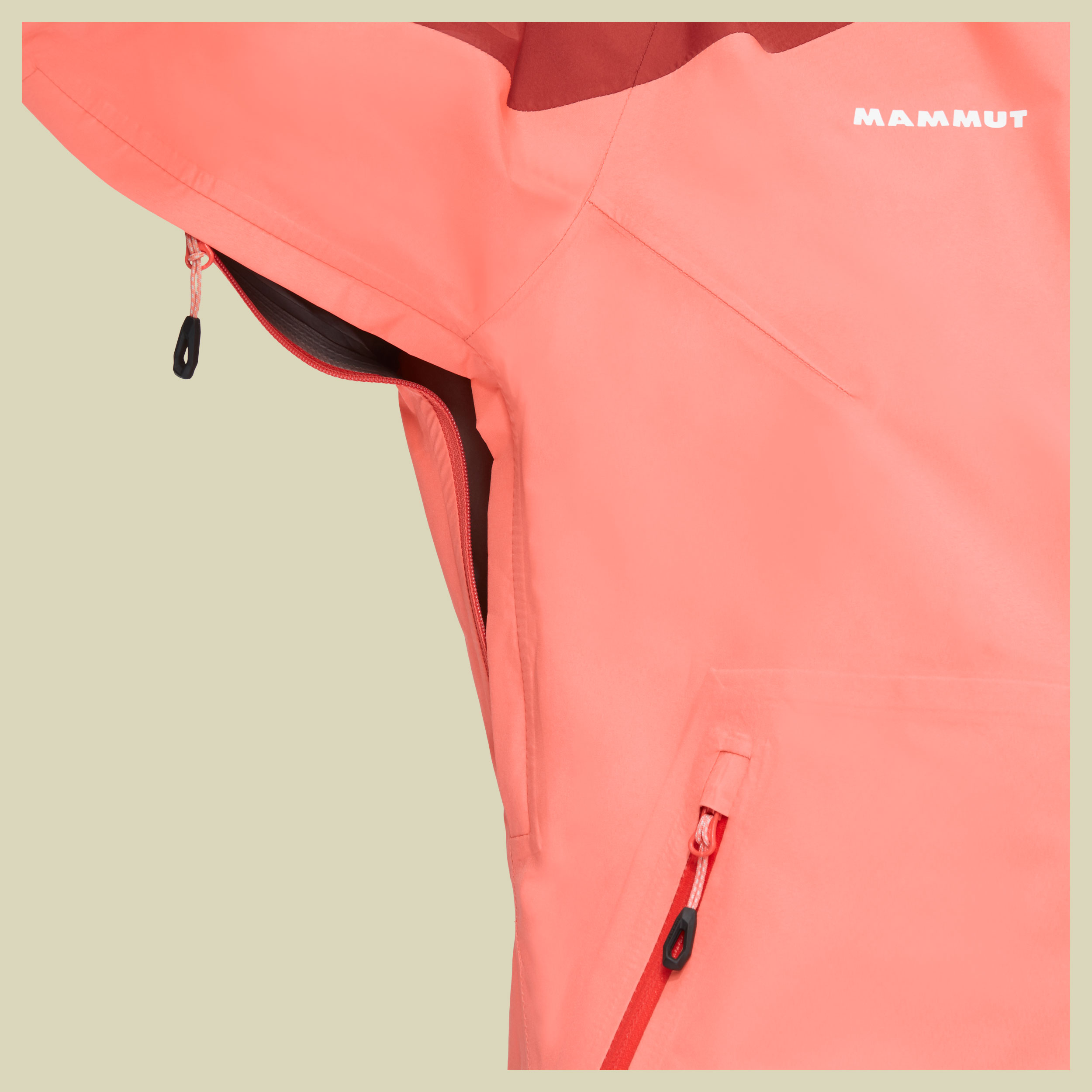 Convey Tour HS Hooded Jacket Women Größe L  Farbe salmon-terracotta