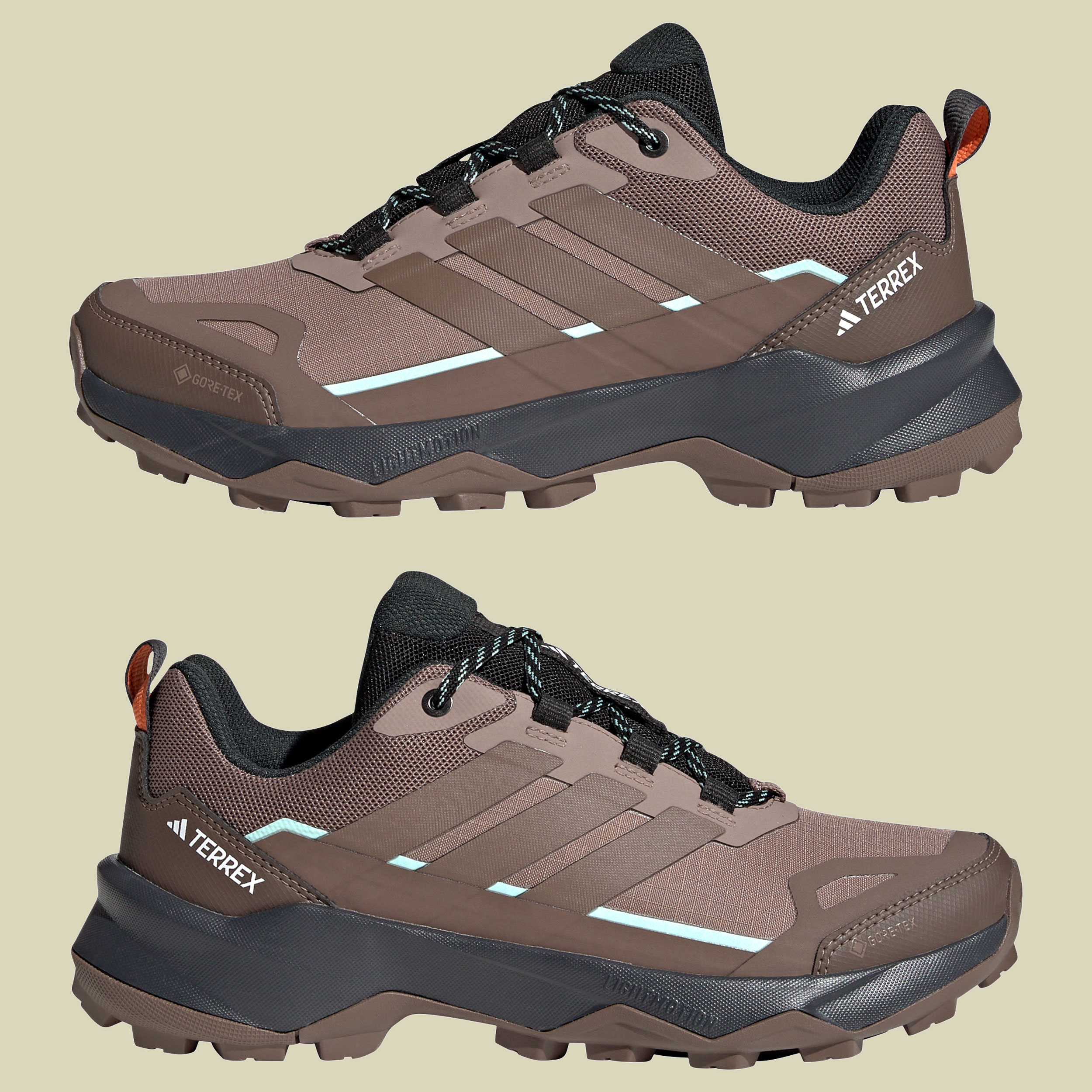 Terrex Skychaser AX5 GTX Women UK 8,5 braun - trace brown / earth strata / preloved teal