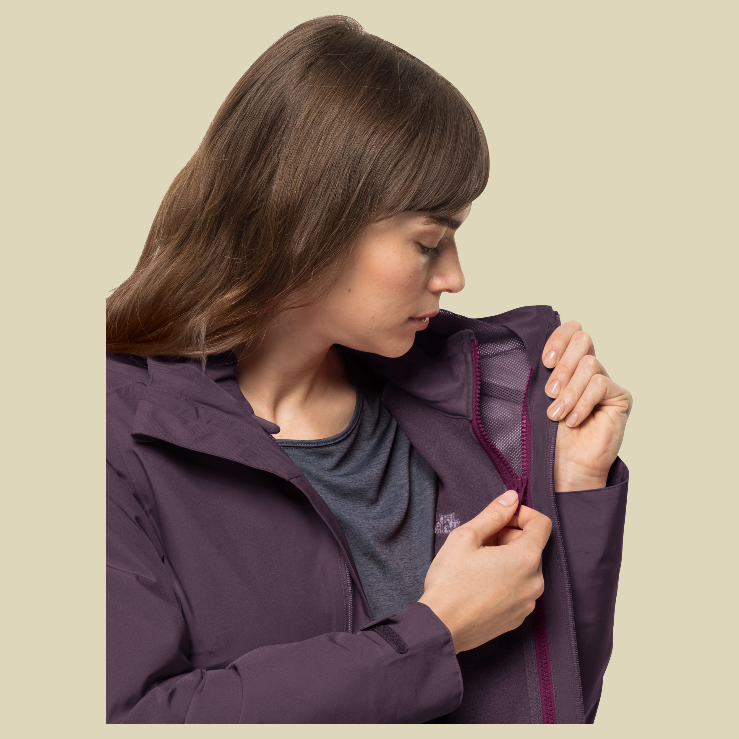 Moonrise 3in1 Jacket Women Größe L  Farbe grapevine