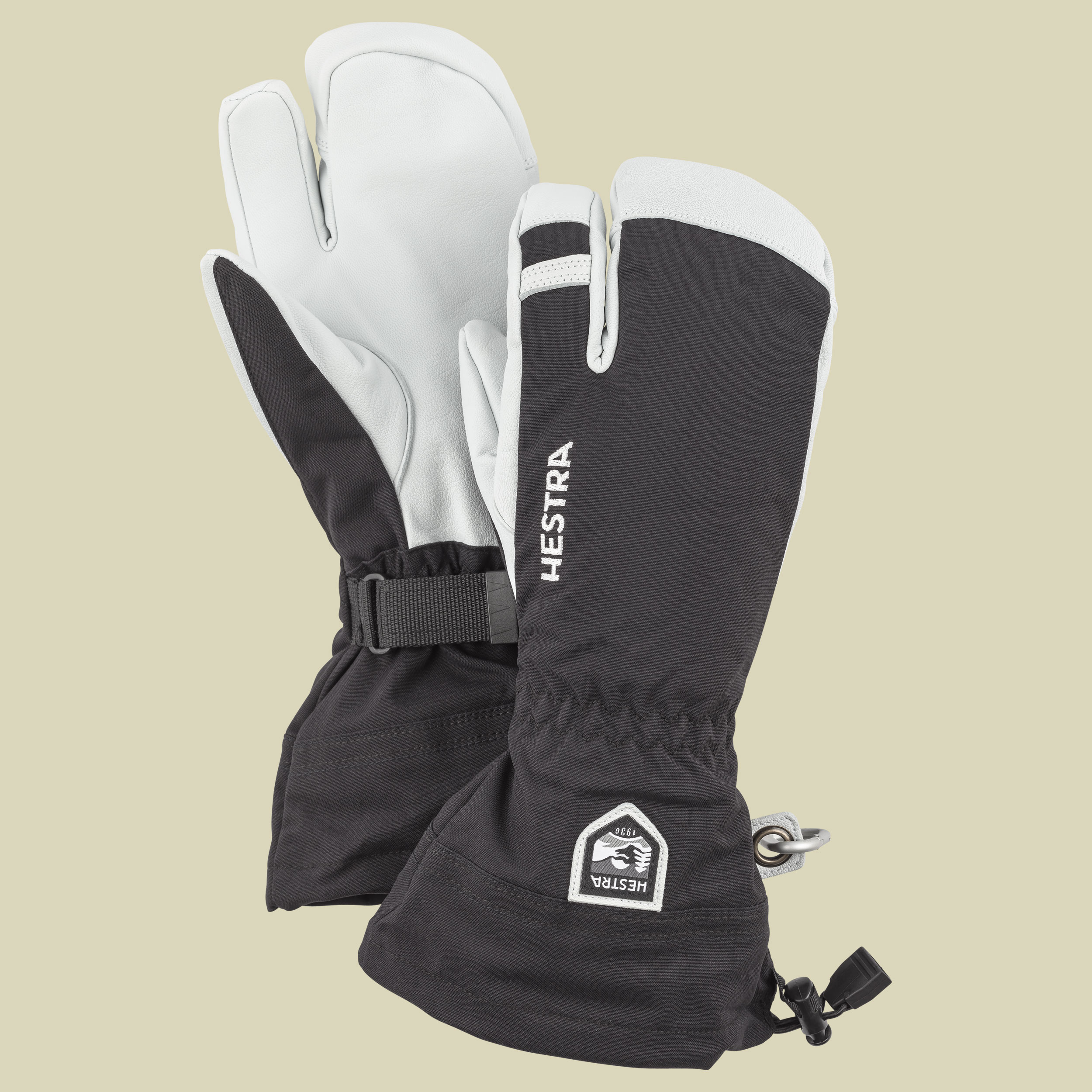 Army Leather Heli Ski 3-Finger Größe 11 Farbe black
