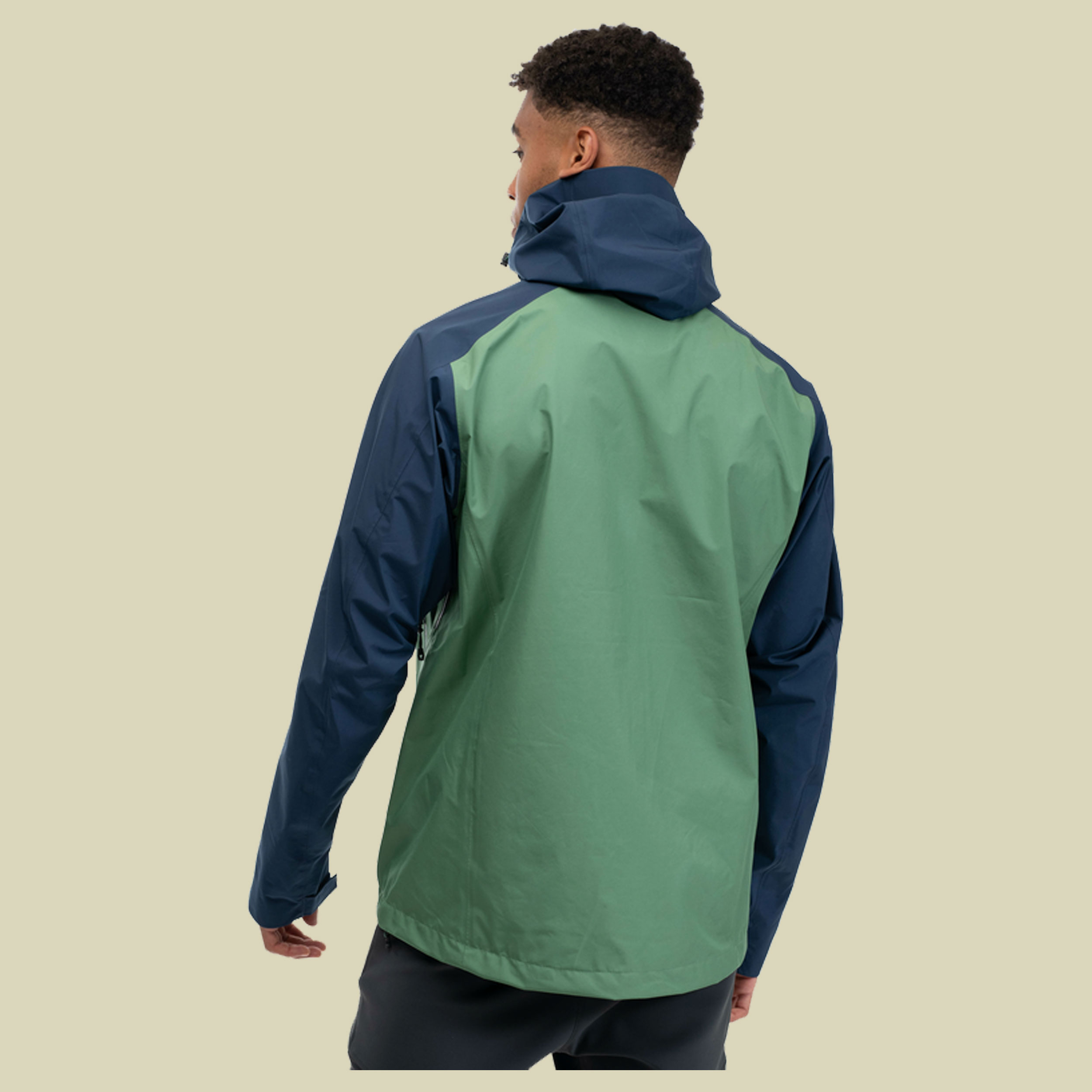 Skar Light 3L Shell Jacket Men Größe S Farbe dark jade green/navy blue