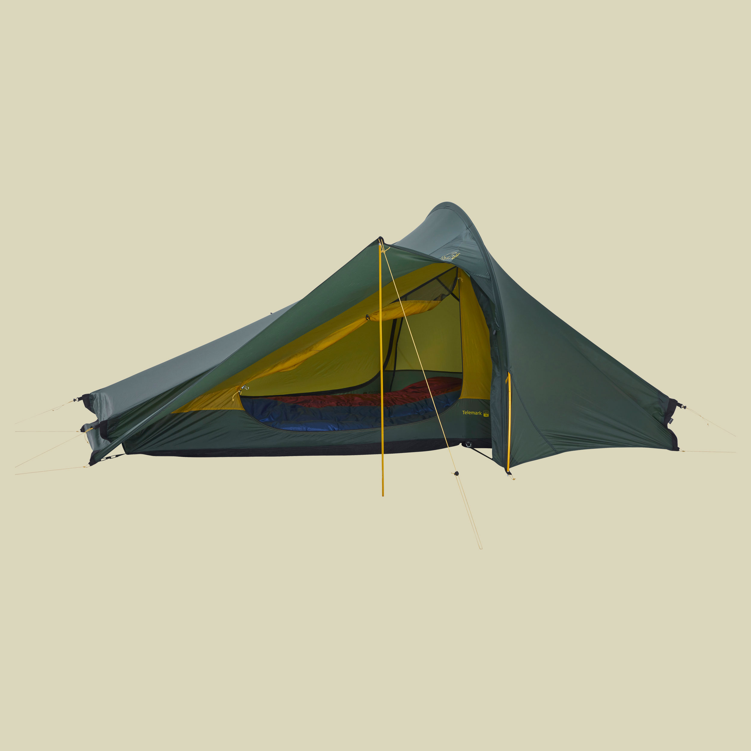 Telemark 2.2 LW Tent 2-Personen Zelt Farbe forest green
