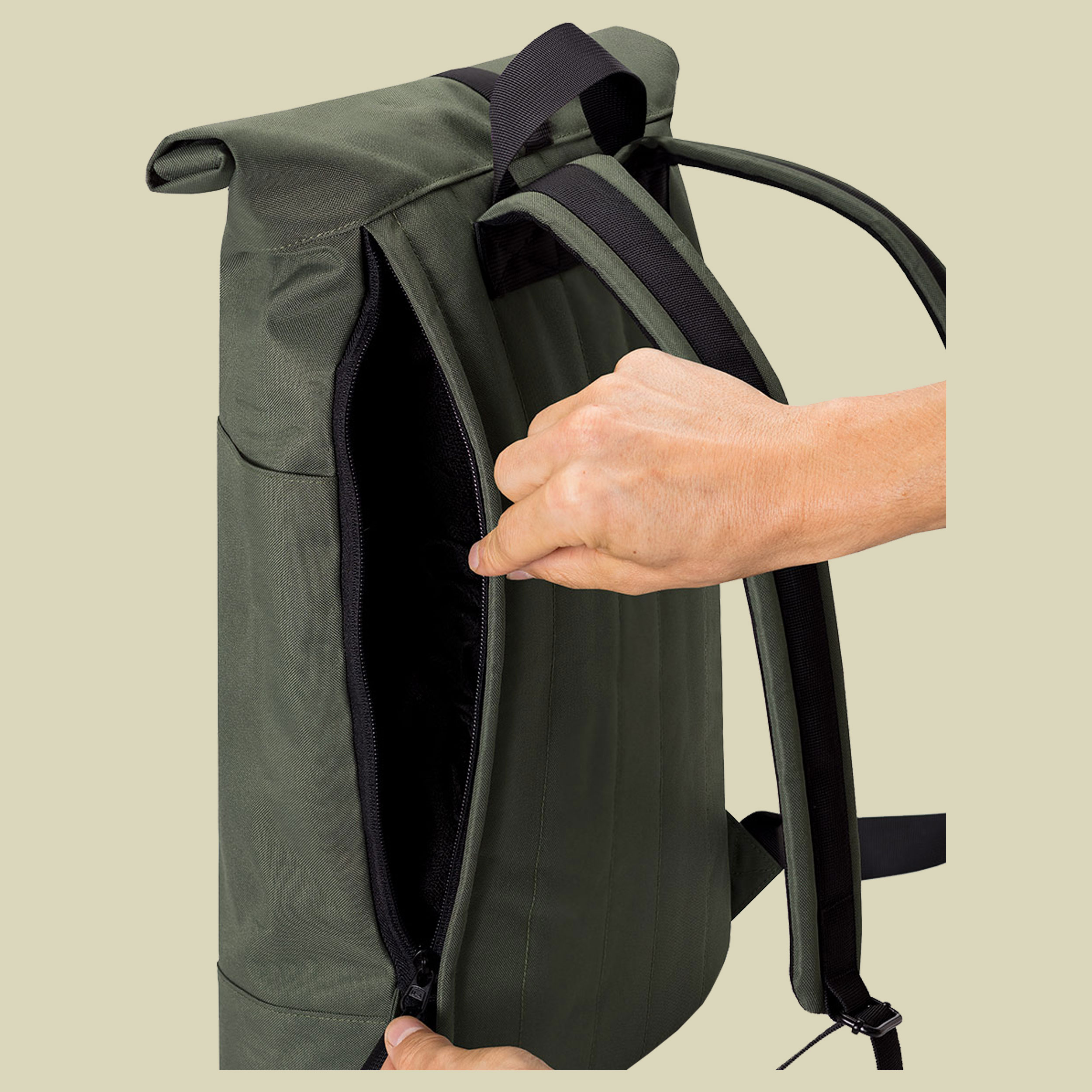 HAJO  Volumen 20 Farbe stealth olive