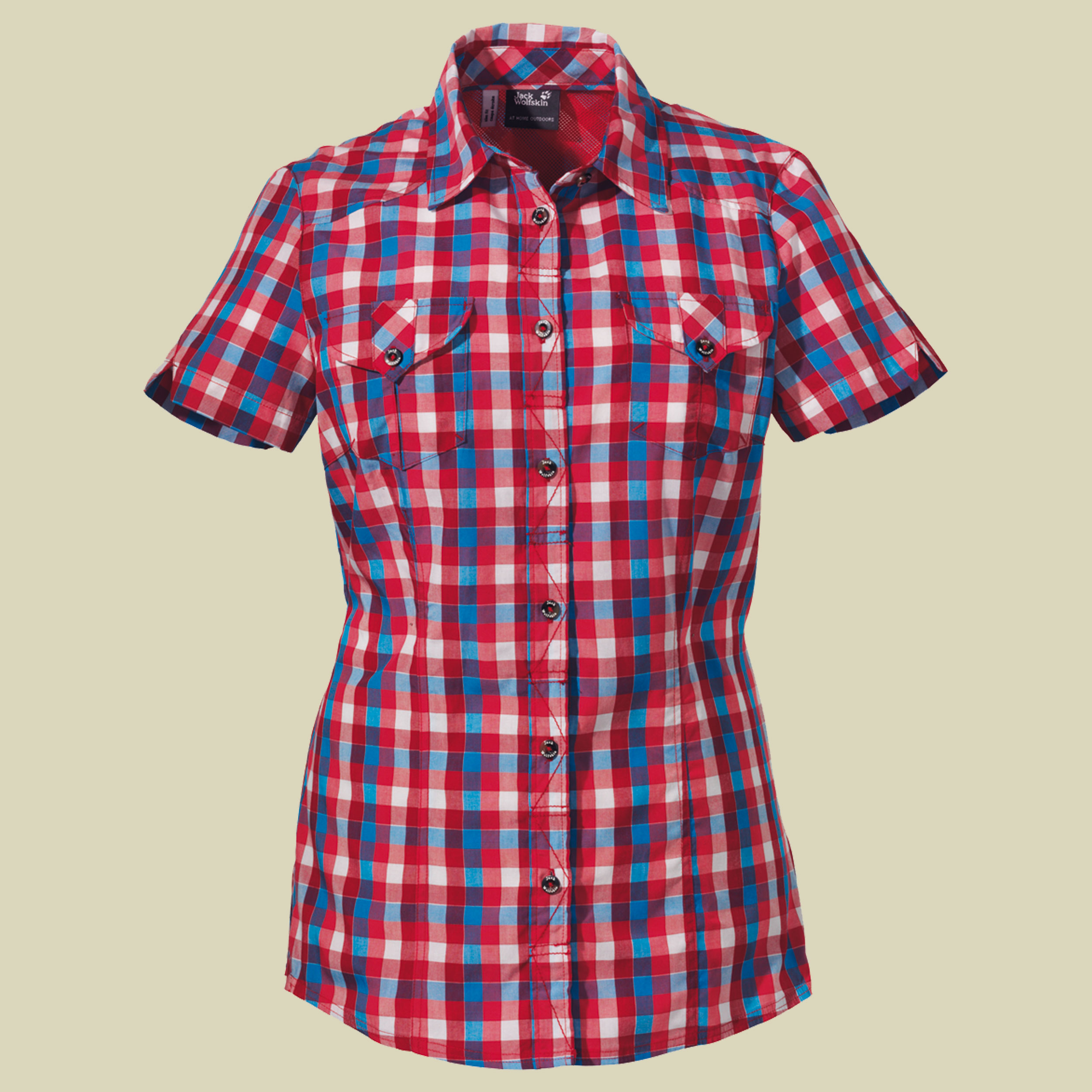 Faro Shirt Women Größe S Farbe hibiscus red checks