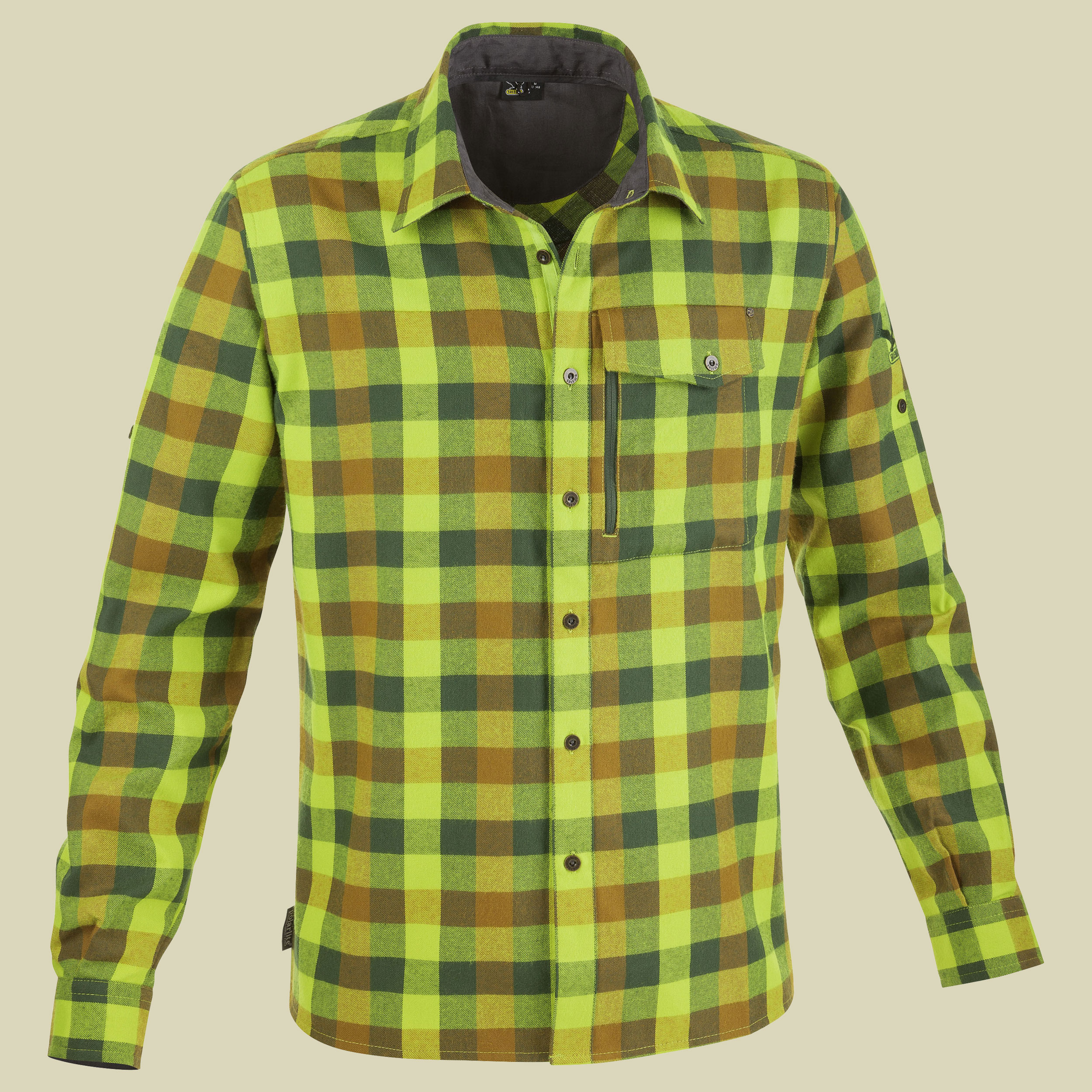 Therma PL L/S Shirt Men Größe M Farbe zeno pine - bronze