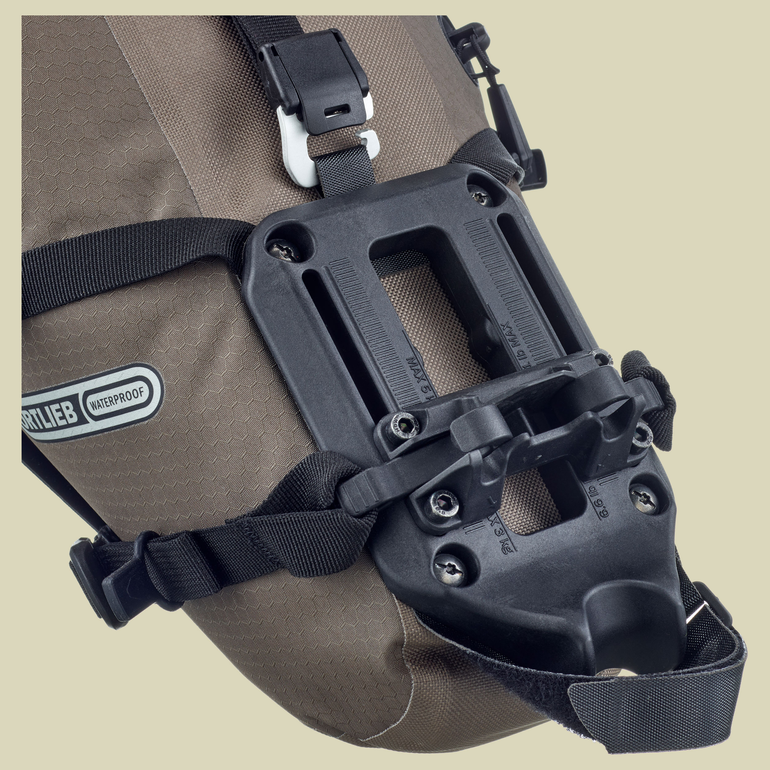 Seat-Pack QR 7,5 L beige - dark sand