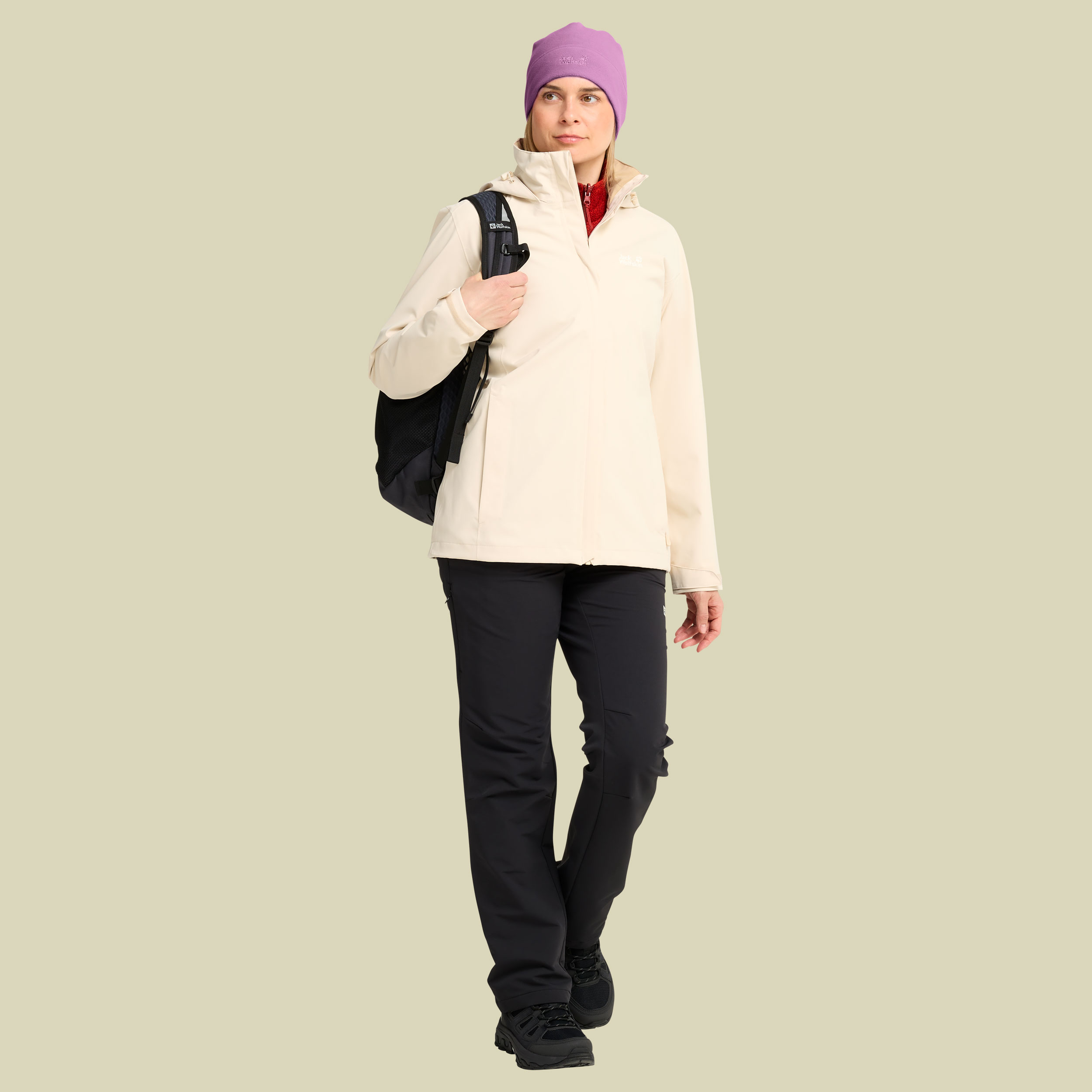 Real Stuff Beanie lila one size - vivid orchid