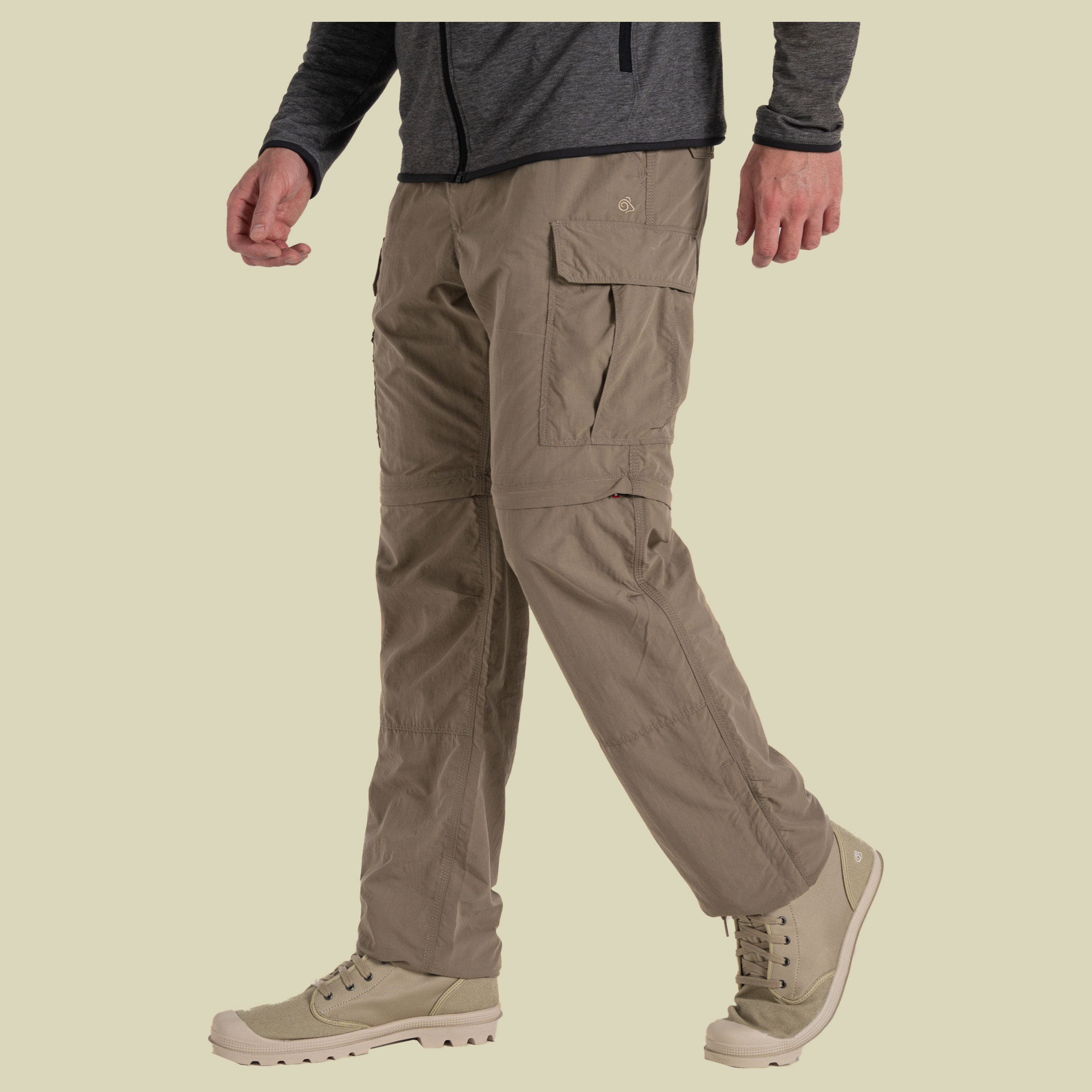 NosiLife Convertible Cargo Trouser III Men 54 (38") braun - pebble