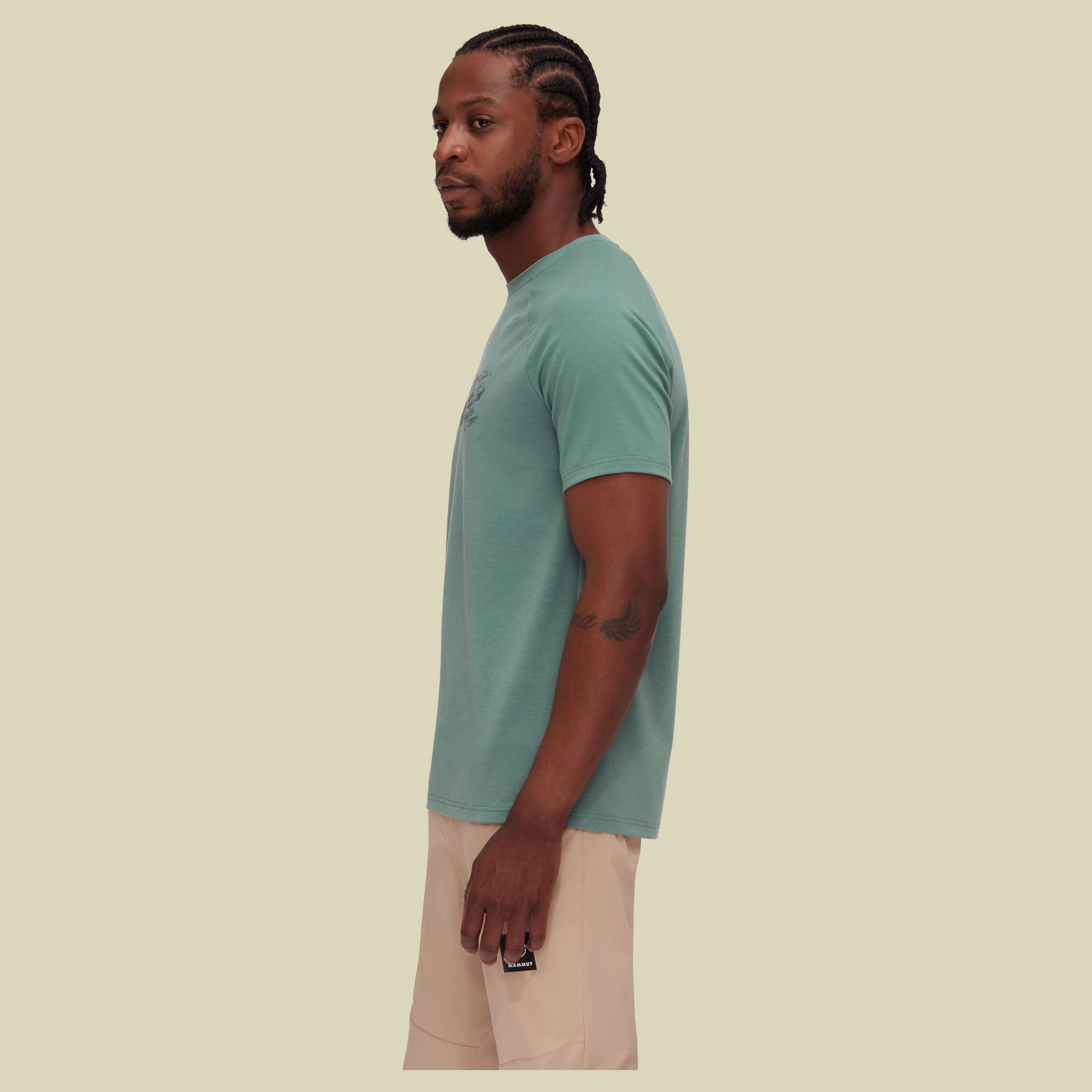 Mountain T-Shirt Men Finsteraarhorn L grün - dark jade