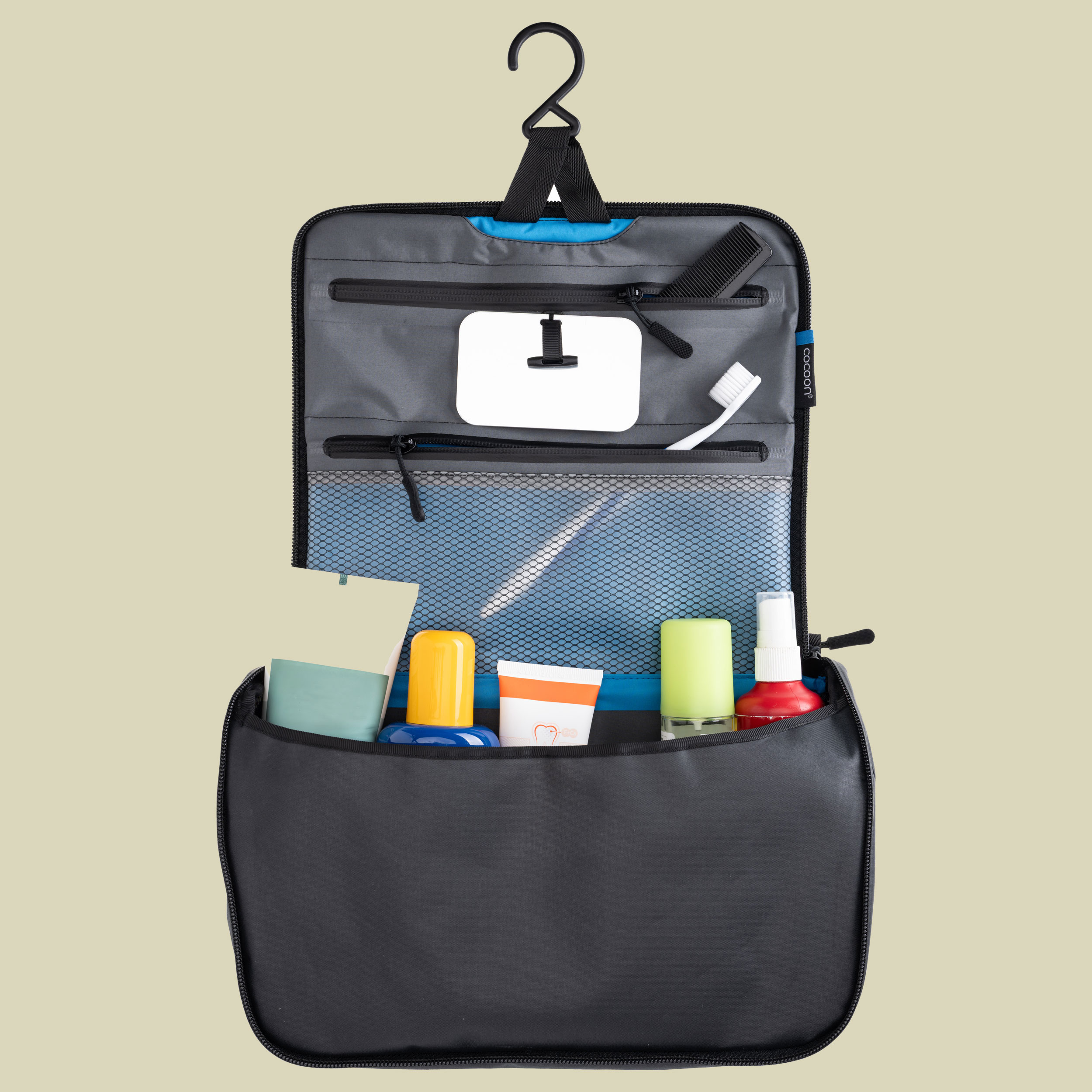 Toiletry Kit Allrounder grey/black/blue