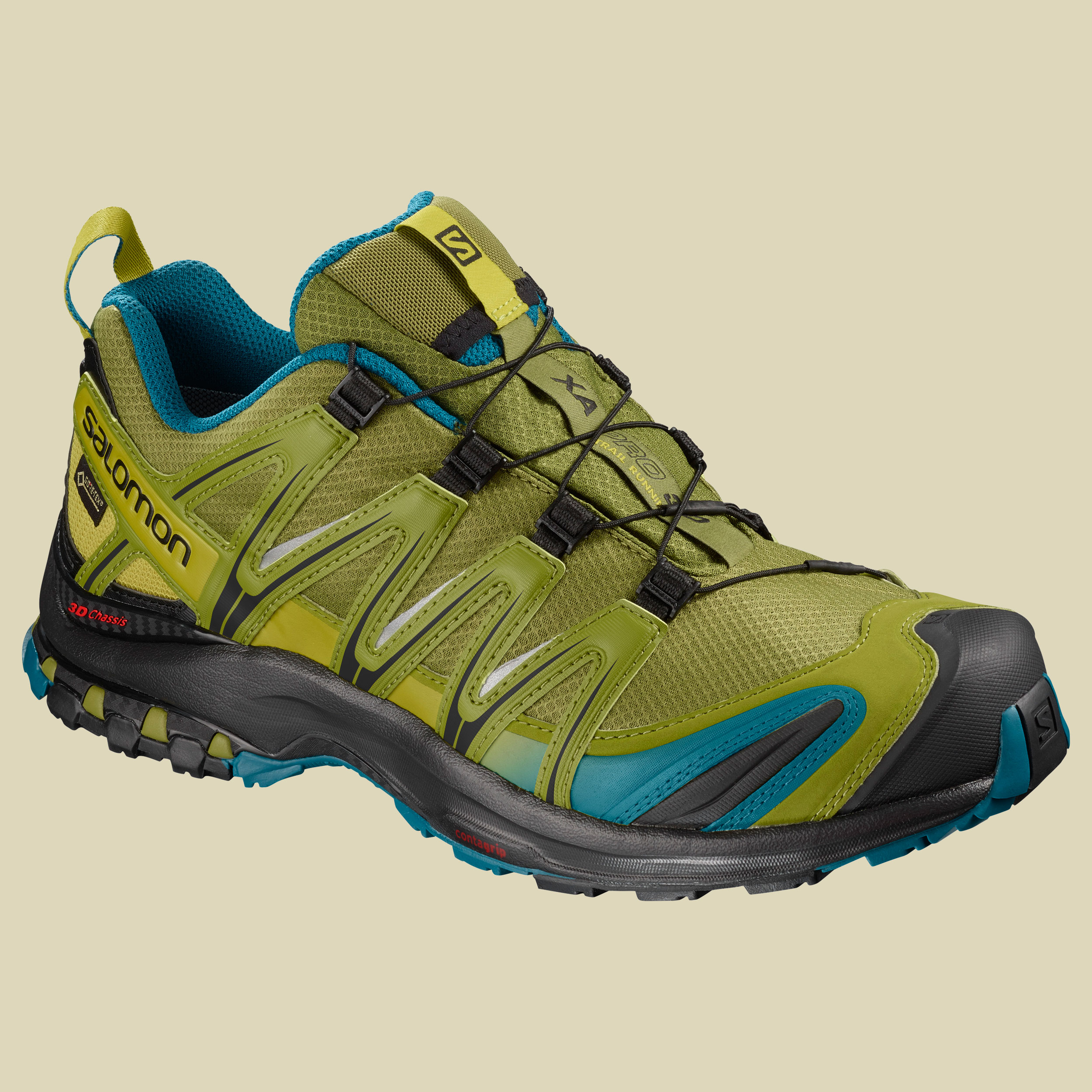 XA Pro 3D GTX Men Größe UK 11,5 Farbe guacamole/deep lagoon