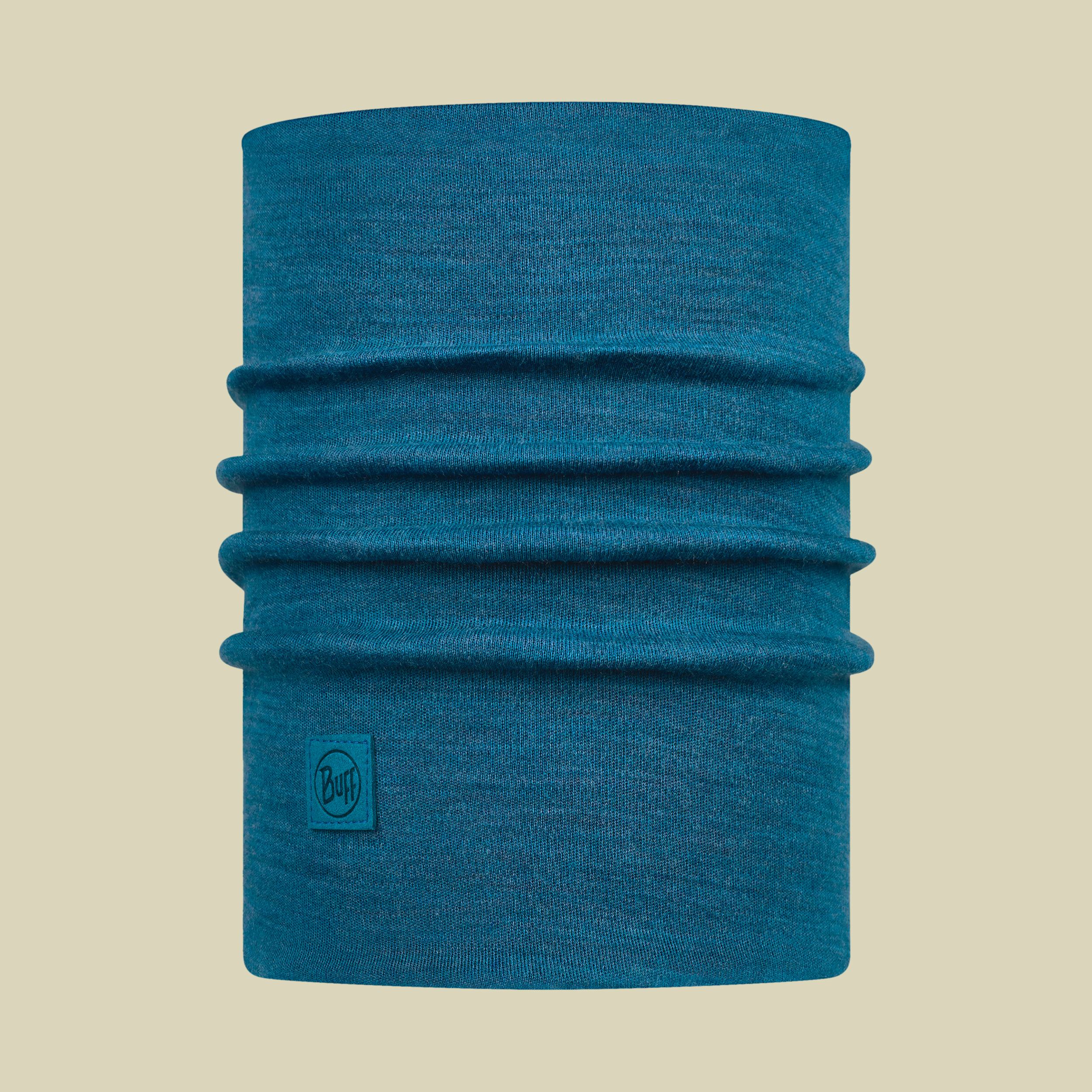 Heavyweight Merino Wool Neckwarmer one size Farbe solid dusty blue