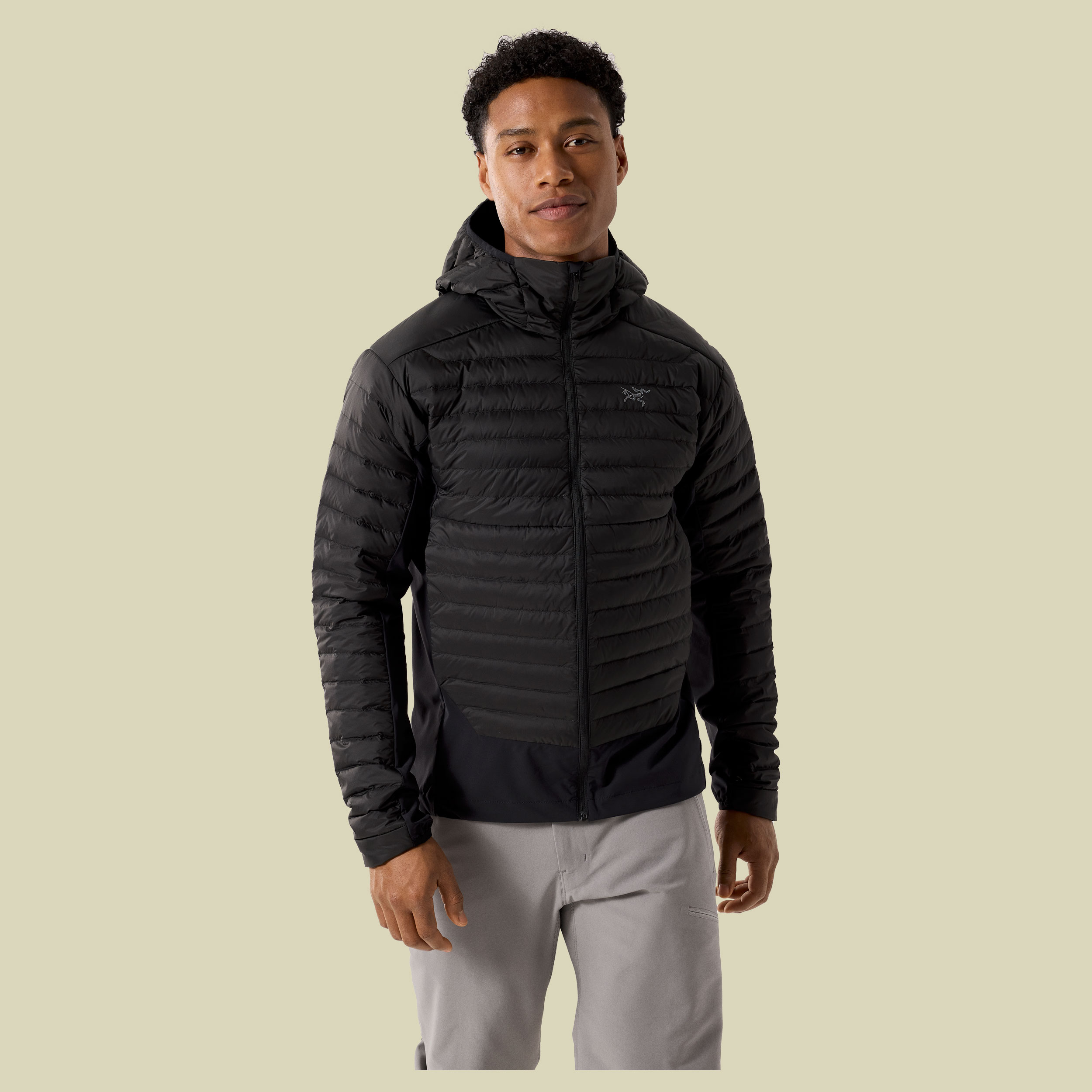 Cerium Hybrid Hoody Men schwarz M - black