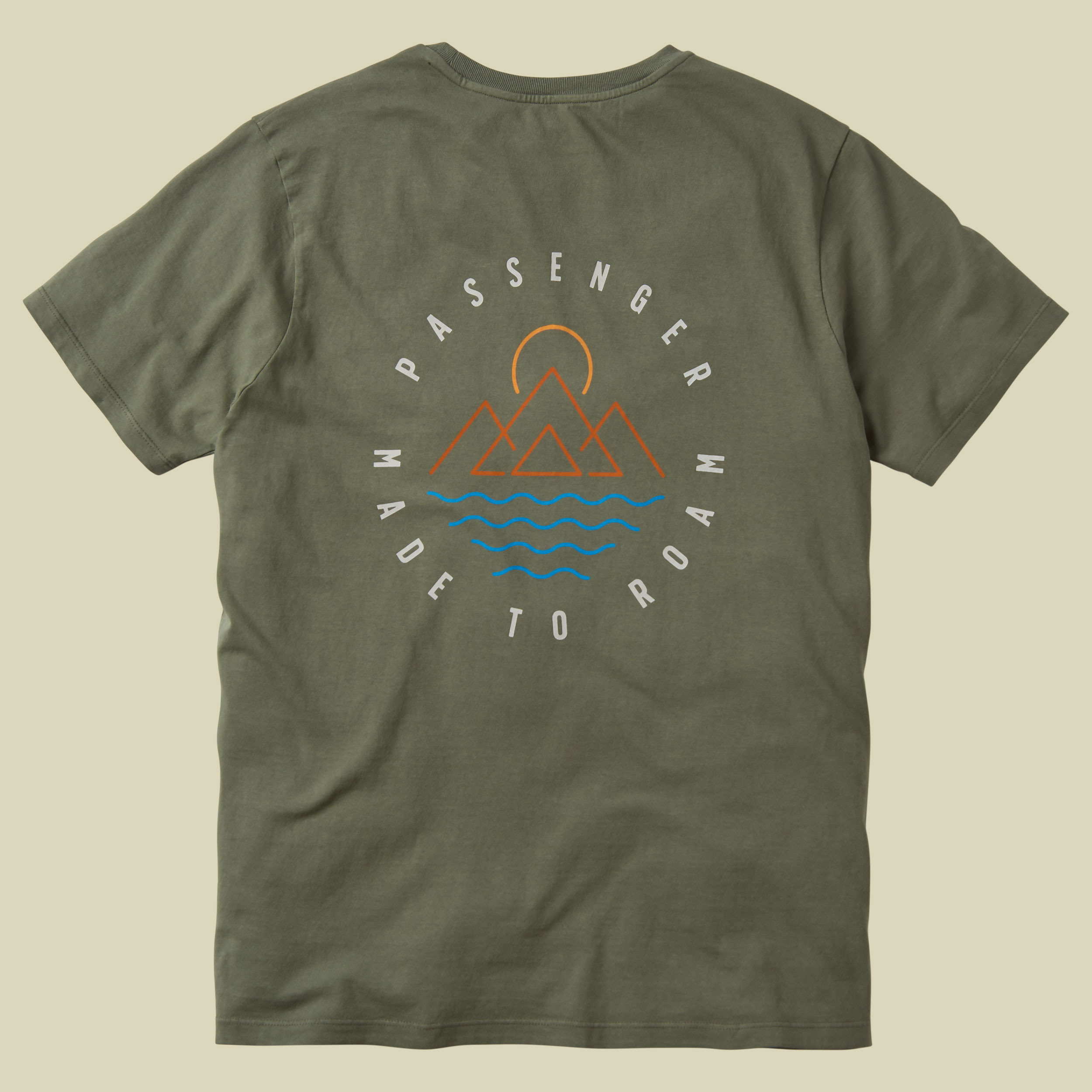 Escapism Recycled Cotton T-Shirt Men L grün - dusty olive