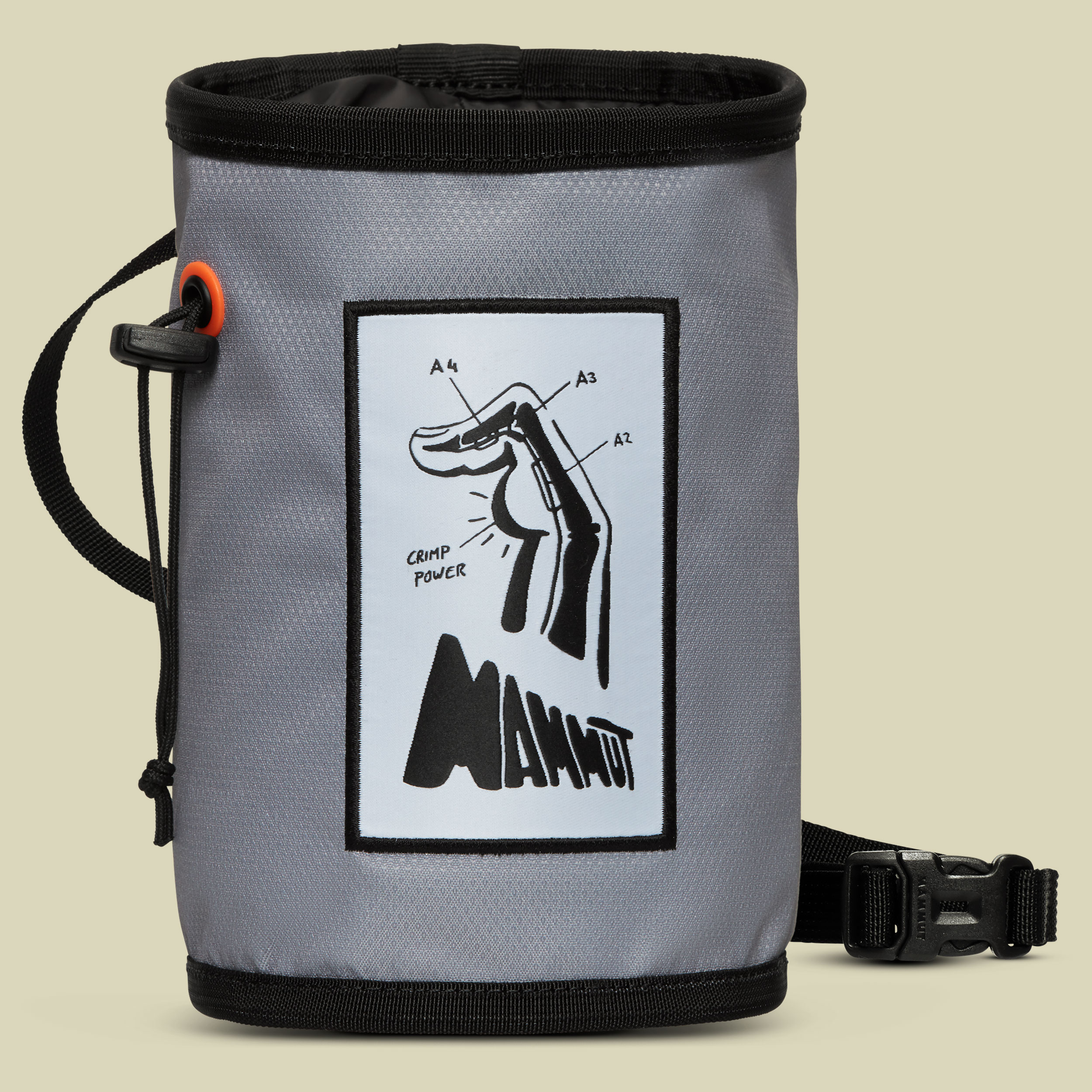 Gym Print Chalk Bag grau one size - alloy