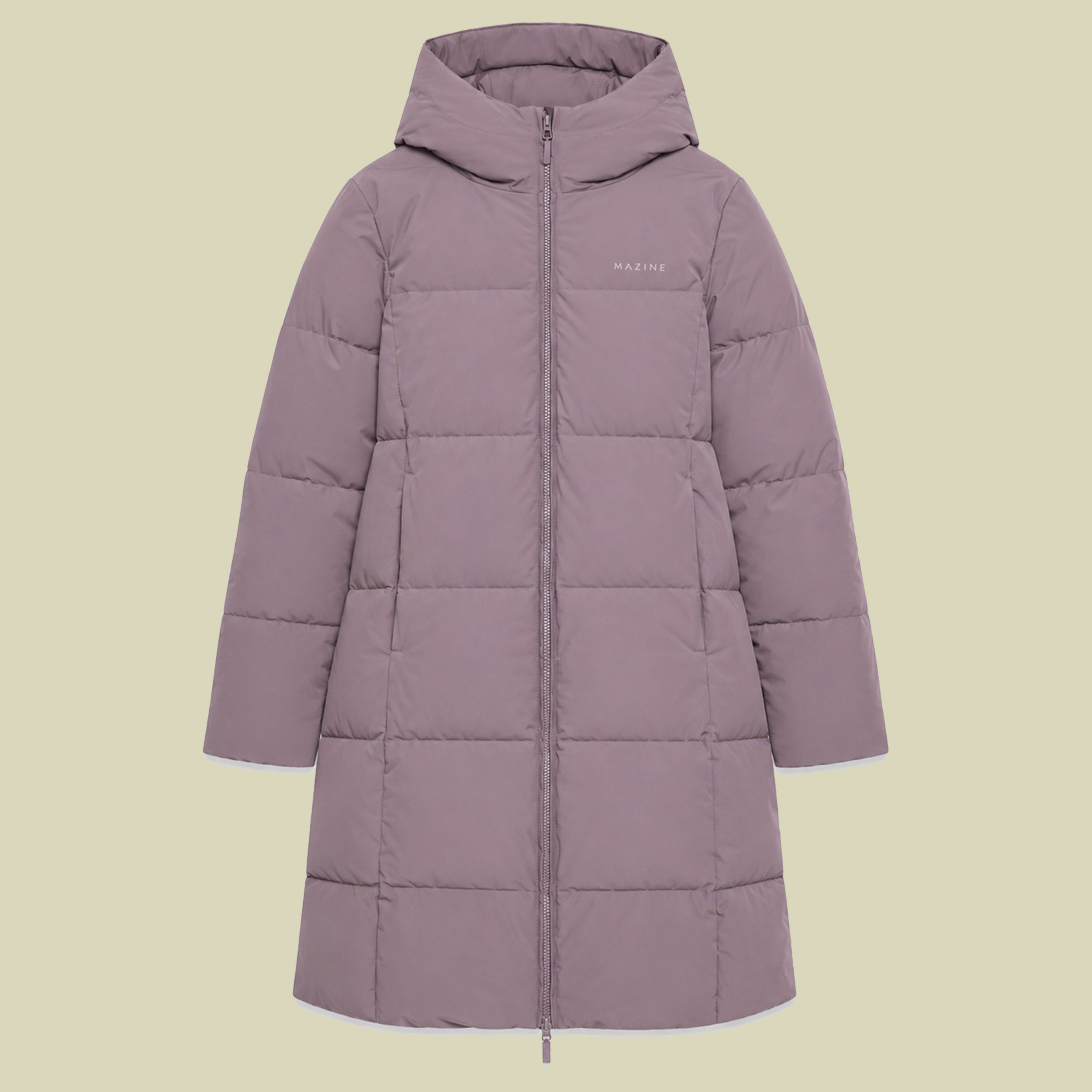 Basic Puffer Coat Women L grau - sparrow