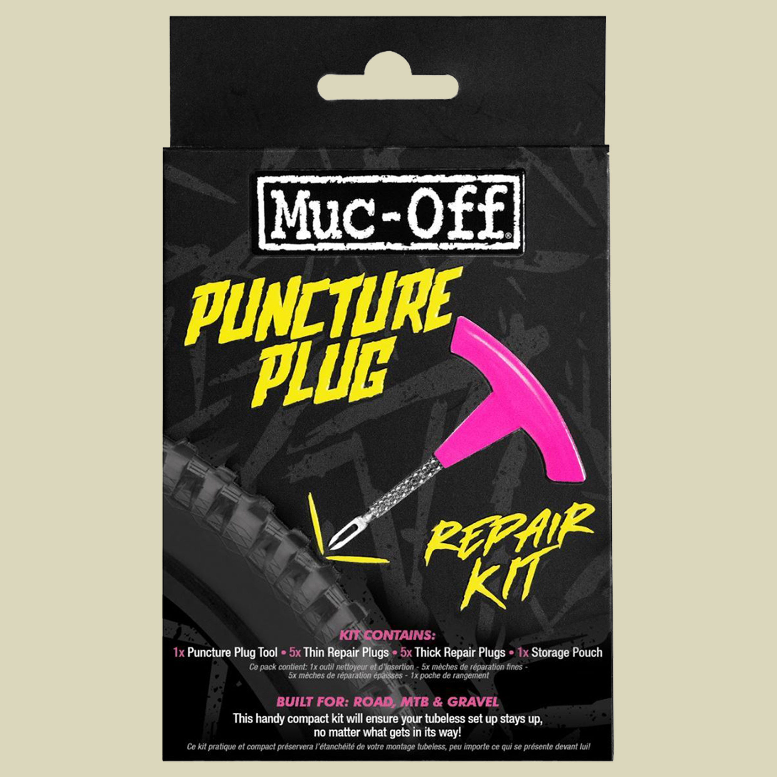 Tubeless Puncture Plug Repair Kit