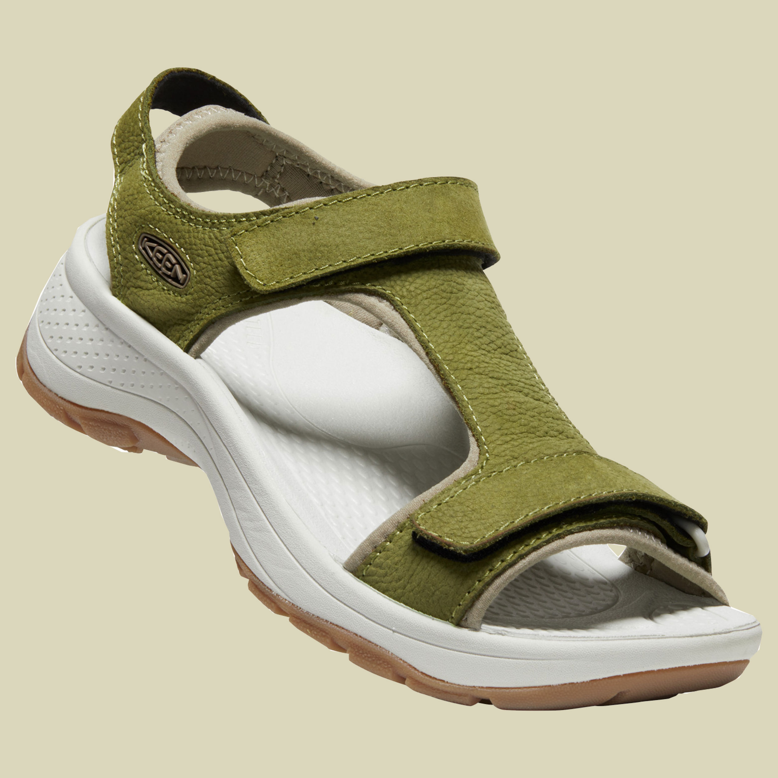 Astoria West T-Strap Leather Women Größe UK 5,5 Farbe olive drab leather