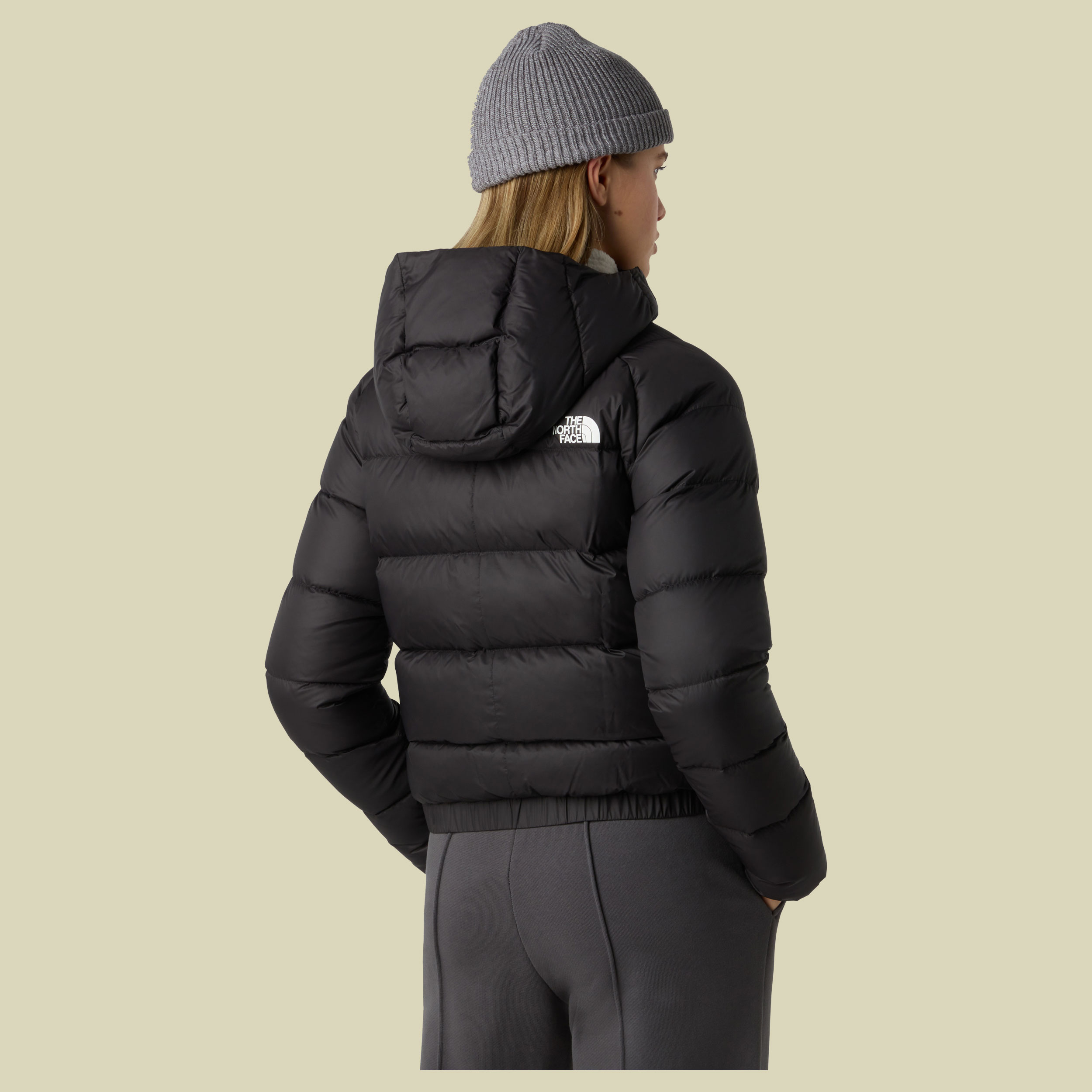 Hyalite Down Hoodie Women schwarz II XS - TNF black