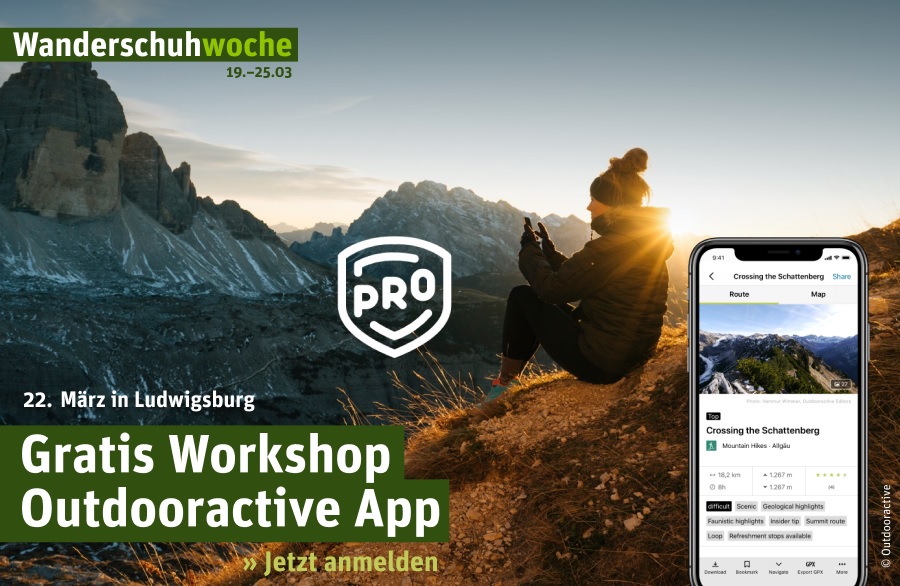 Teaserbild - Outdooractive App Workshop