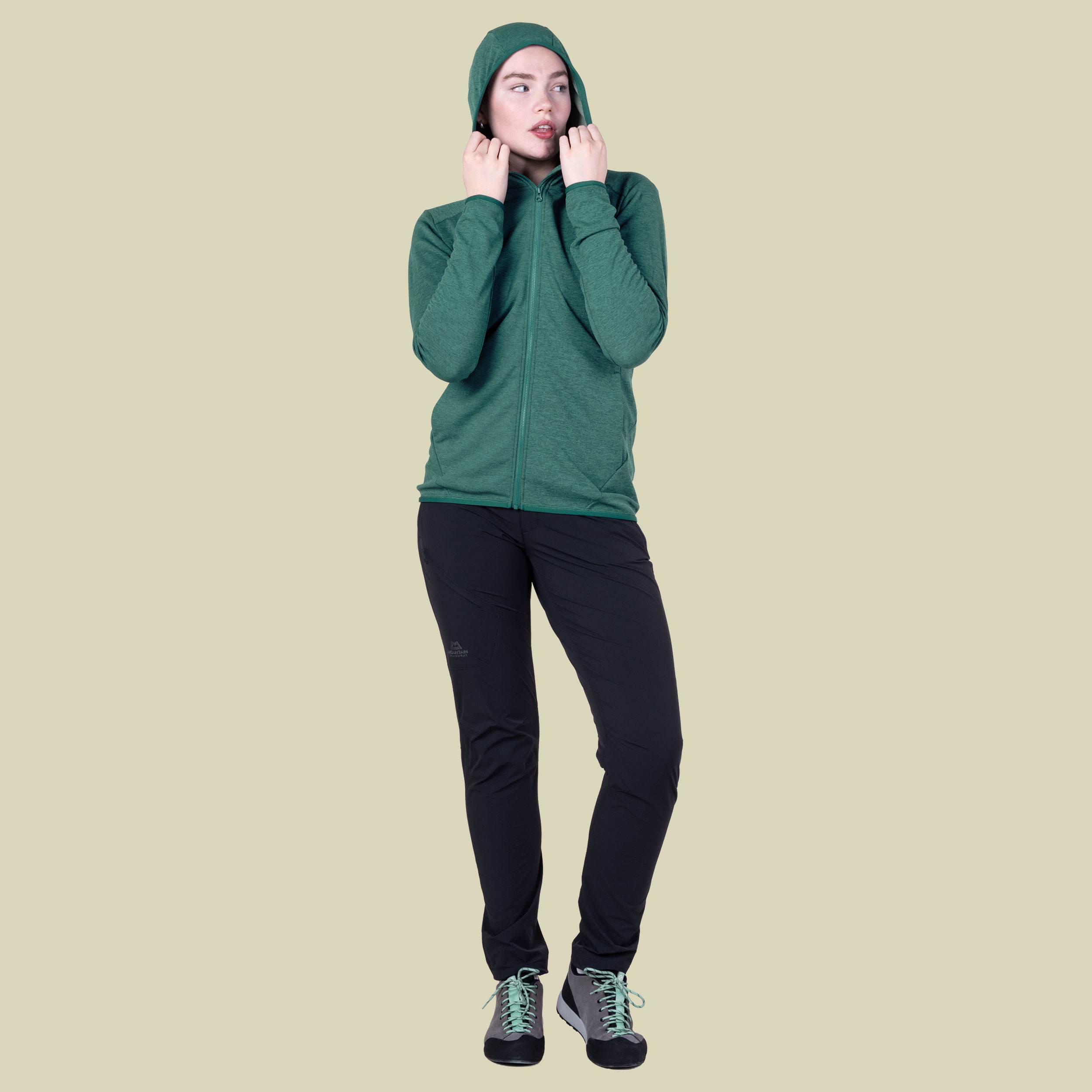 Calico Hooded Jacket Women grün S (10) - sea pine