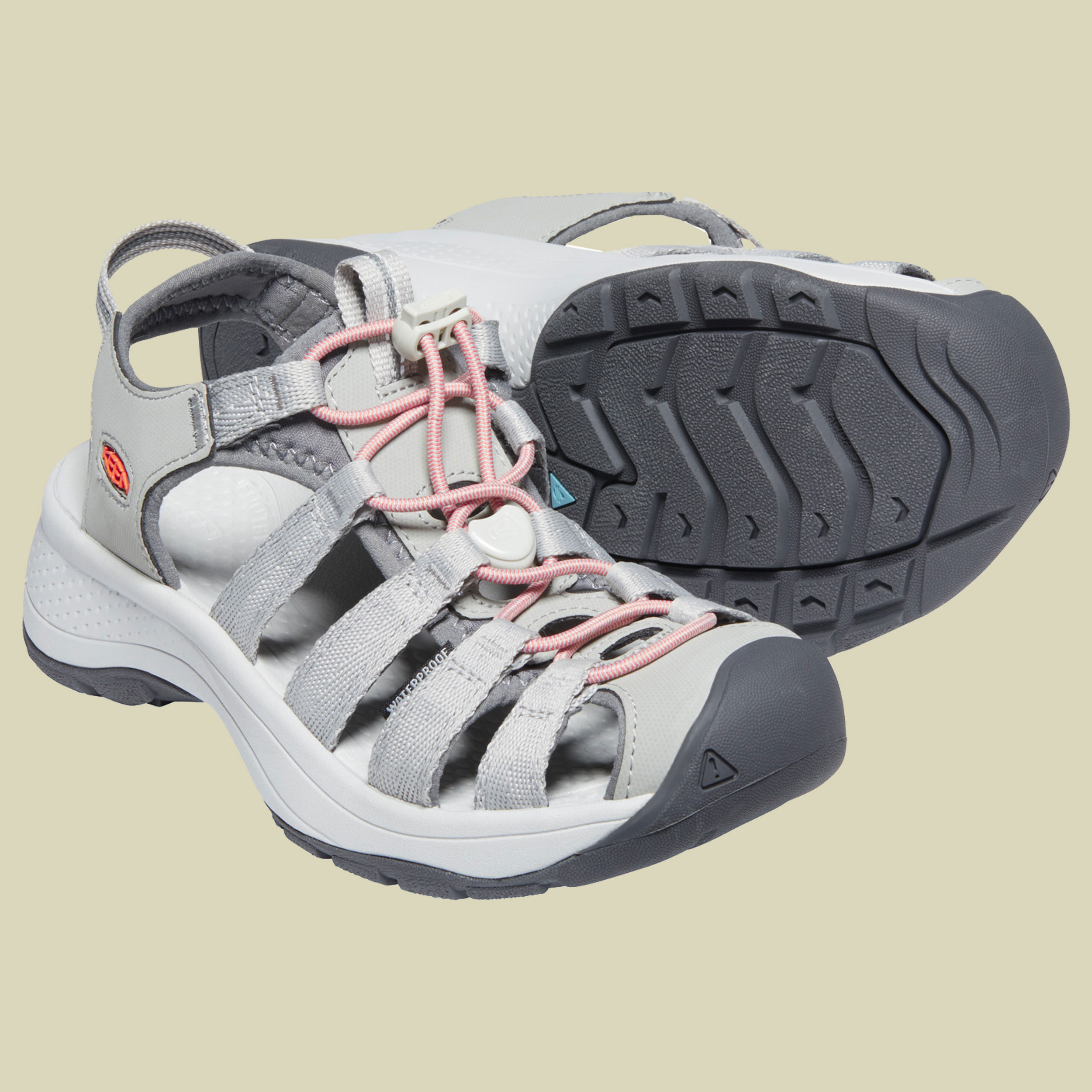 Astoria West Sandal Women Größe UK 8 Farbe grey/coral