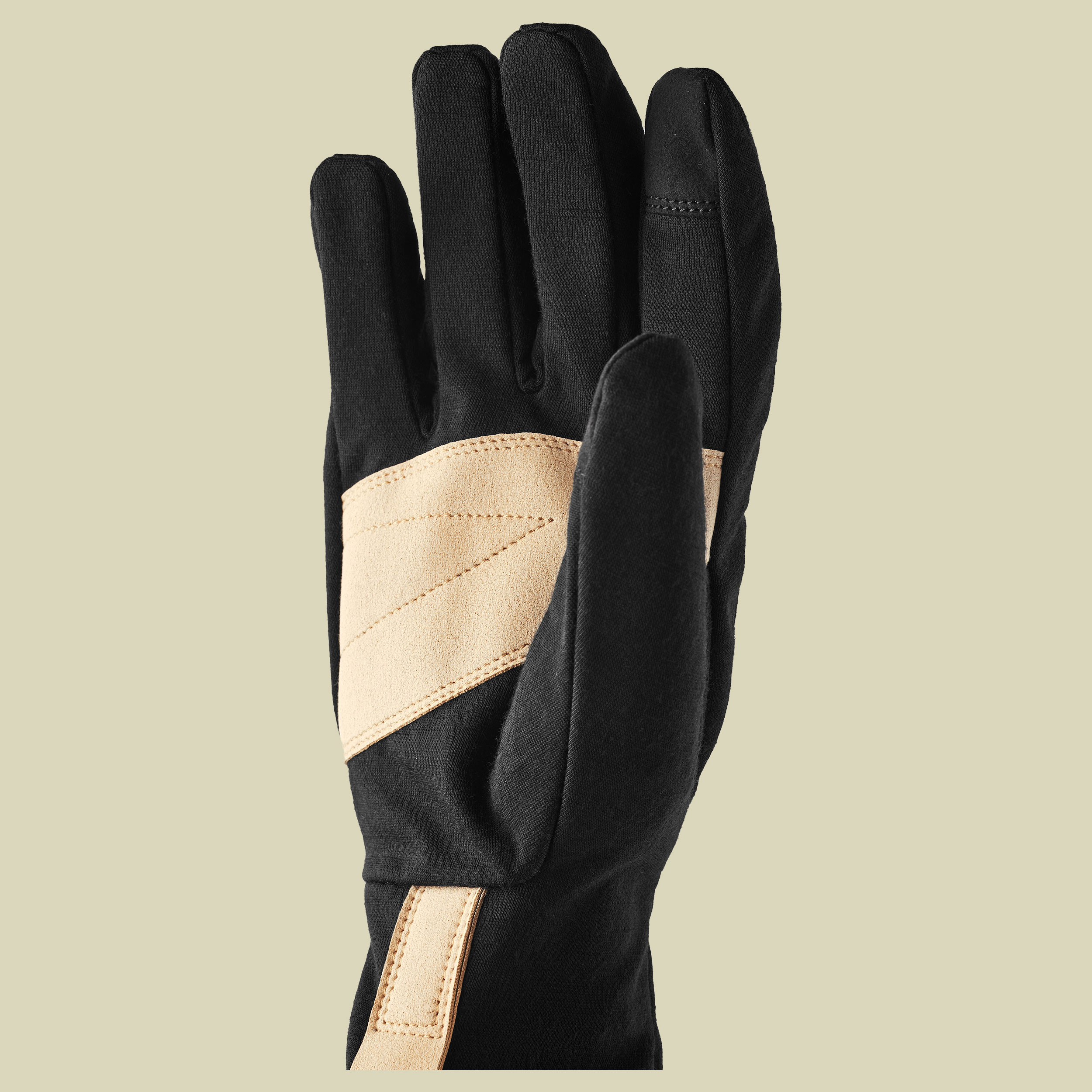 Windwool Merino Liner - 5 Finger 9 schwarz - black