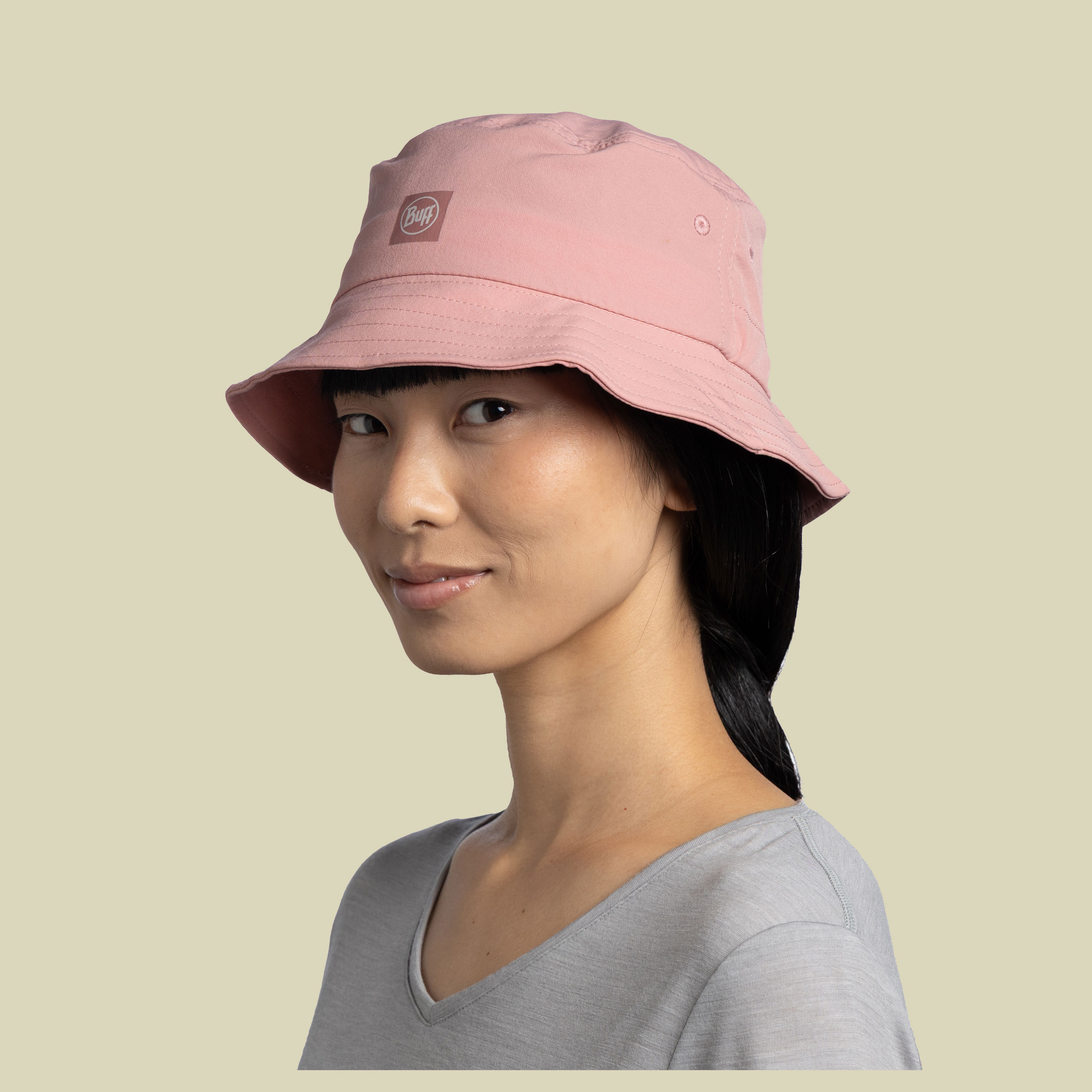 Adventure Bucket Hat S/M rosa - solid powder