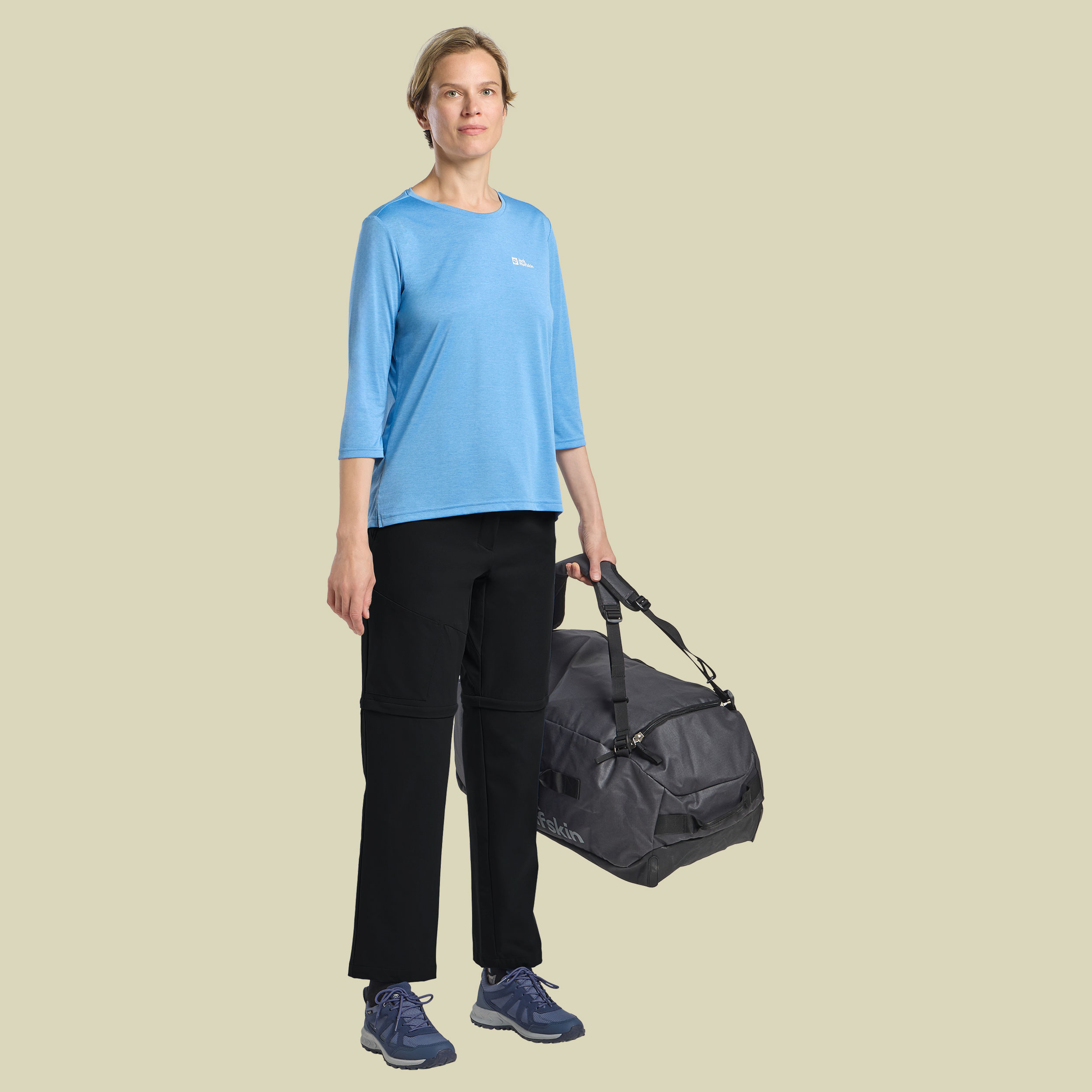Pico Trail Zip Off Pants Women 46 schwarz - black