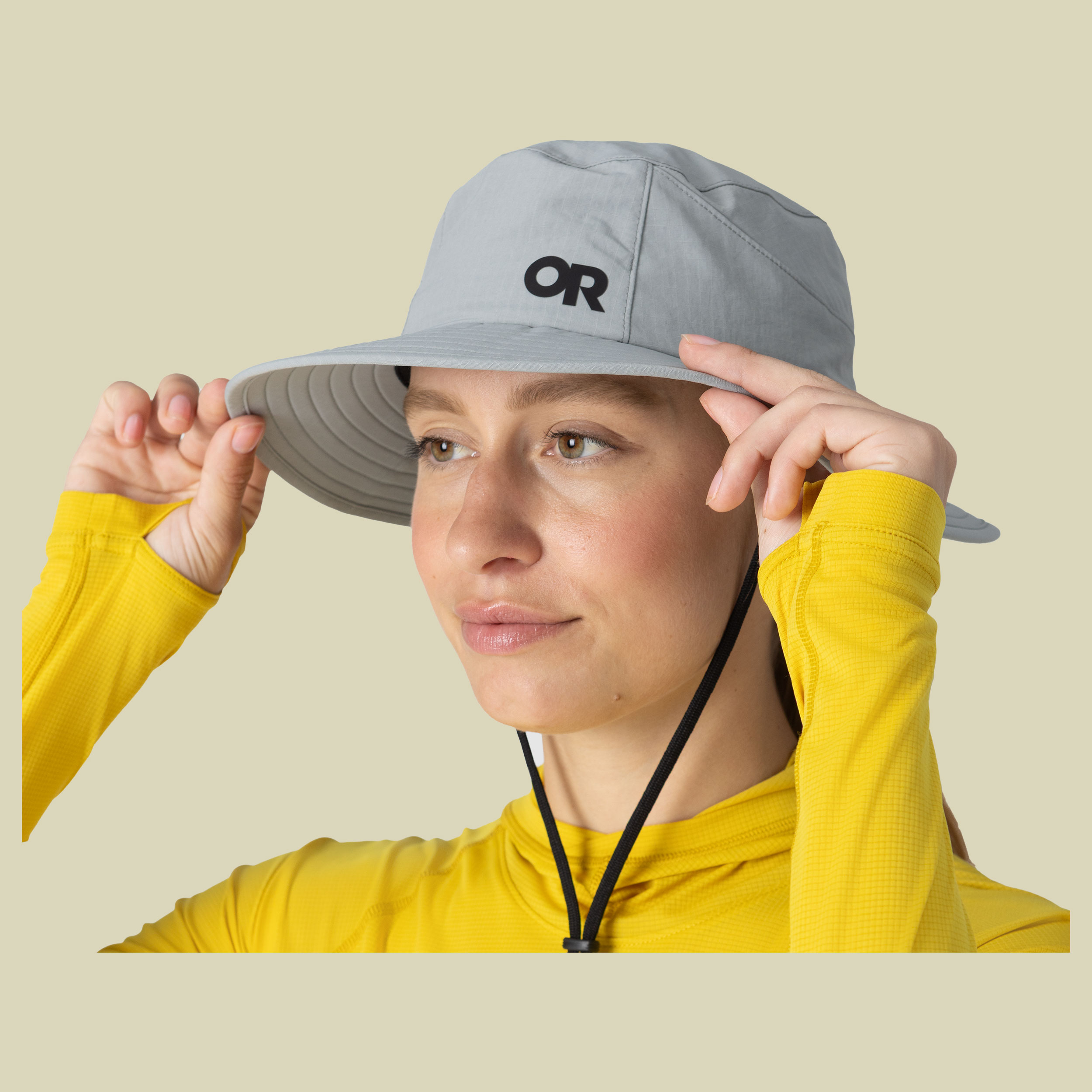 Helios Sun Hat grau1 XL - light pewter